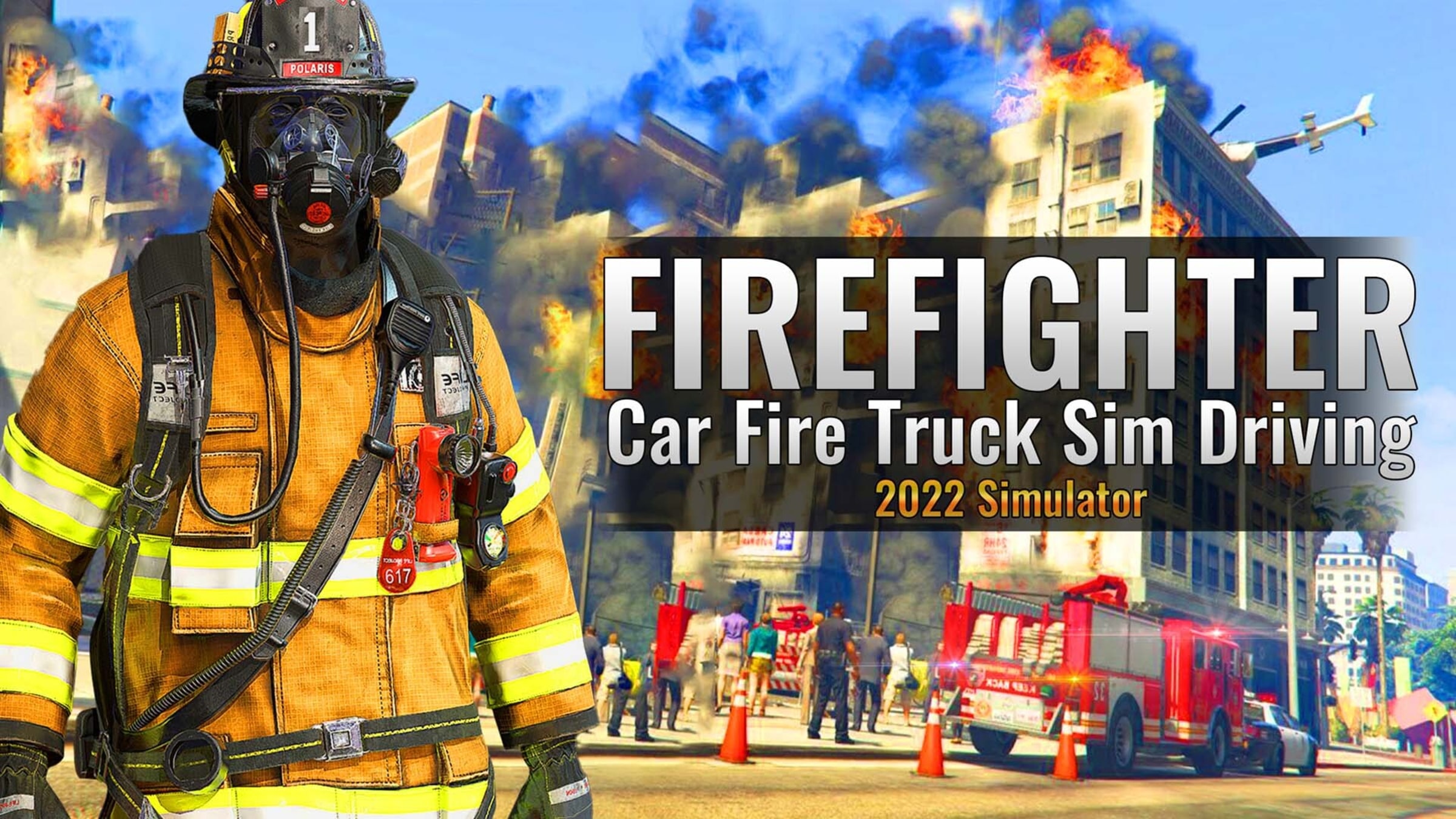 FirefighterCar Fire Truck Sim Driving 2022 Simulator for Nintendo