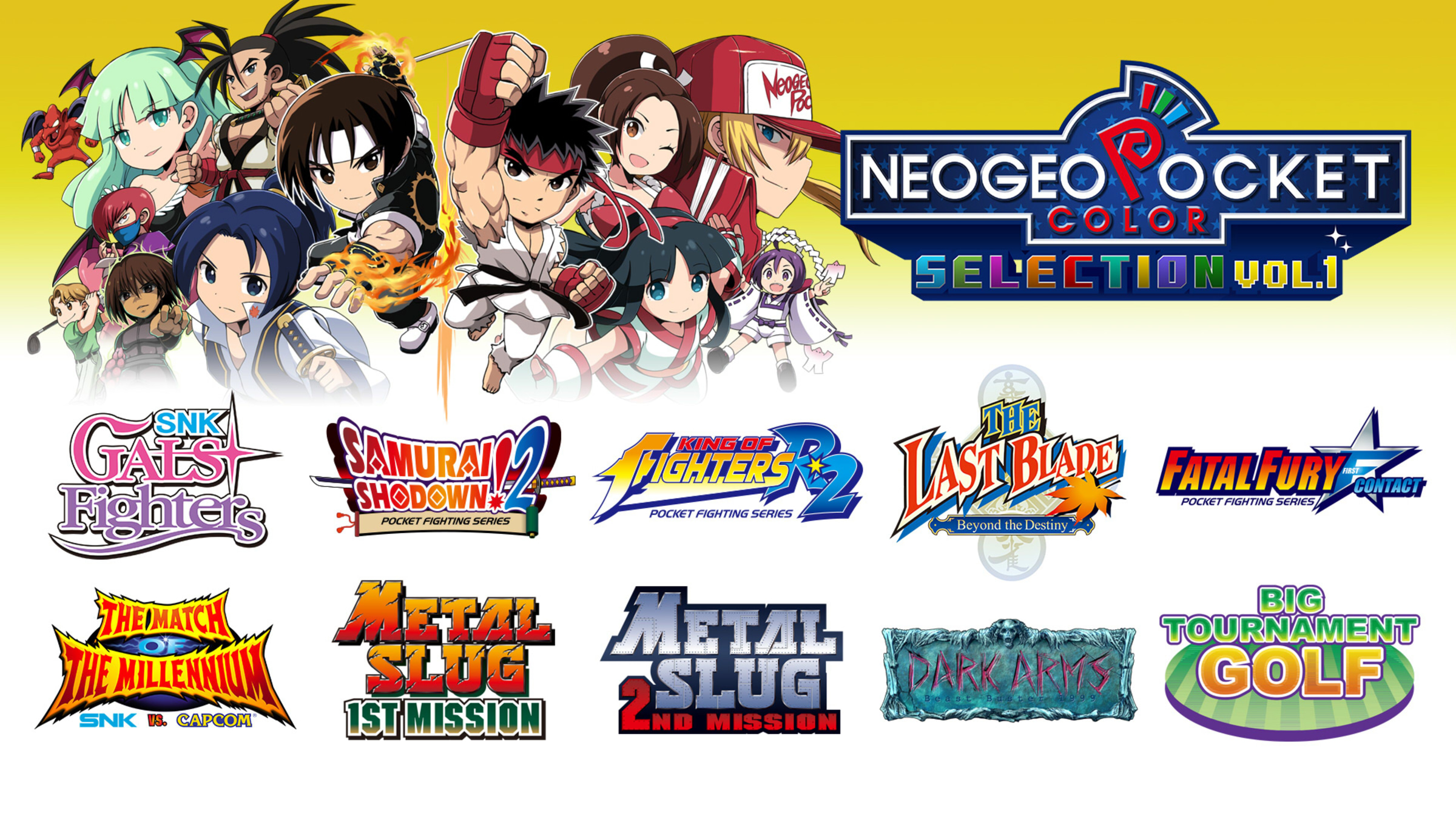 NEOGEO POCKET COLOR SELECTION Vol.2 for Nintendo Switch - Nintendo Official  Site