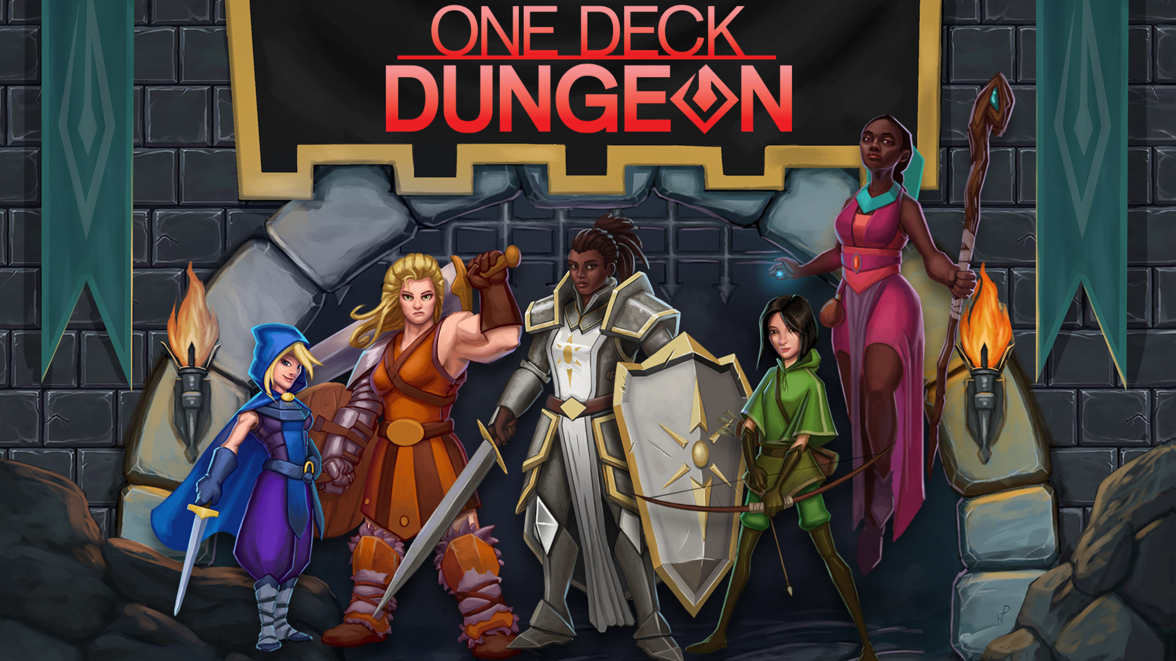 One Deck Dungeon. One Deck Dungeon настольная игра. Defeated Warrior.
