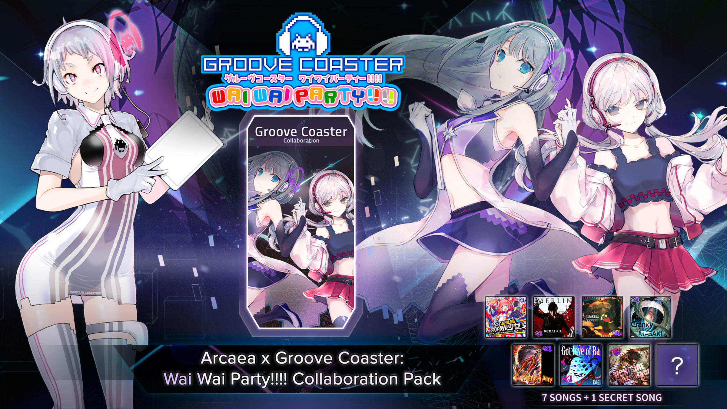 Arcaea x Groove Coaster Wai Wai Party Collaboration Pack