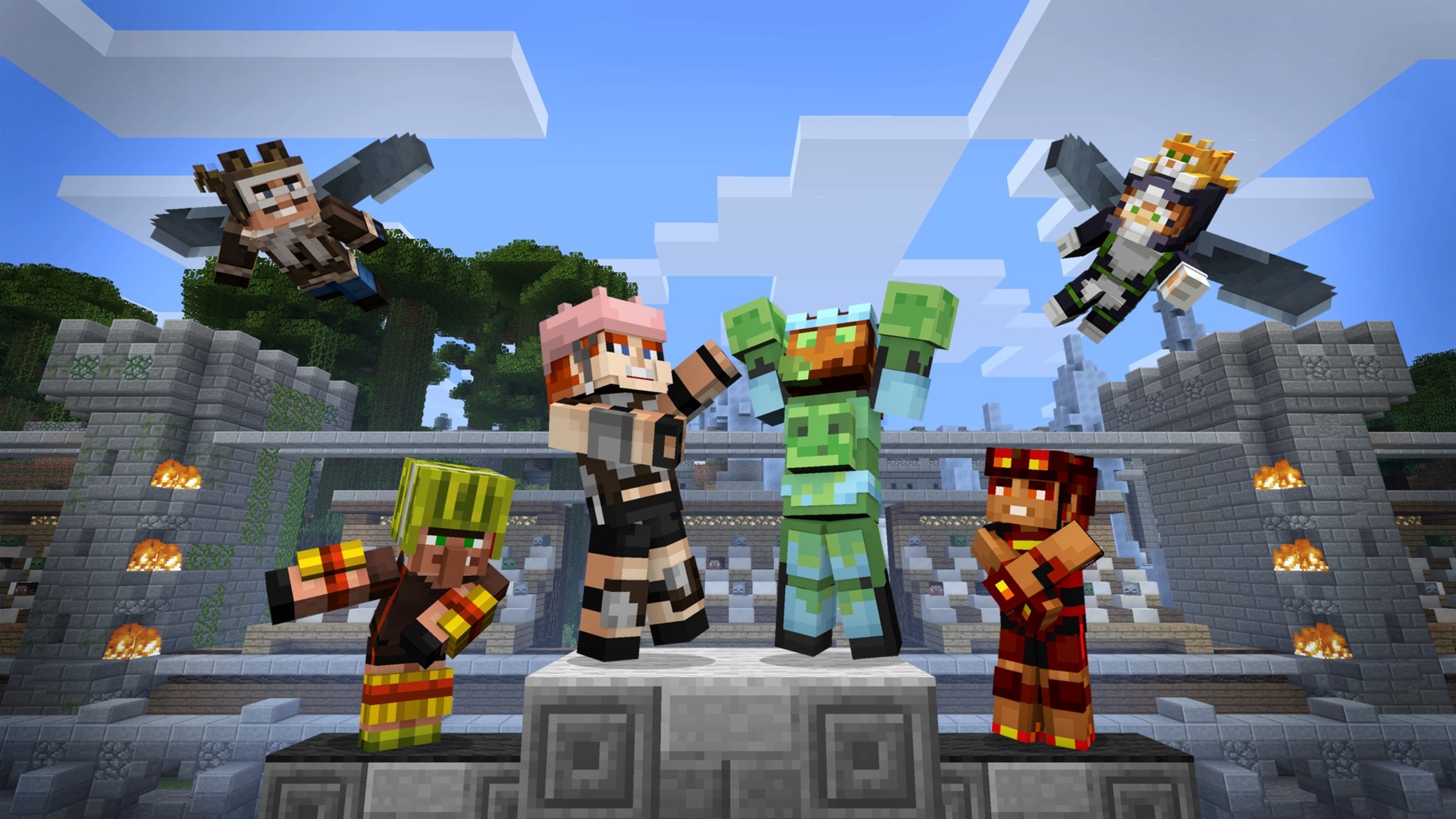 Minecraft Mini Game Masters Skin Pack