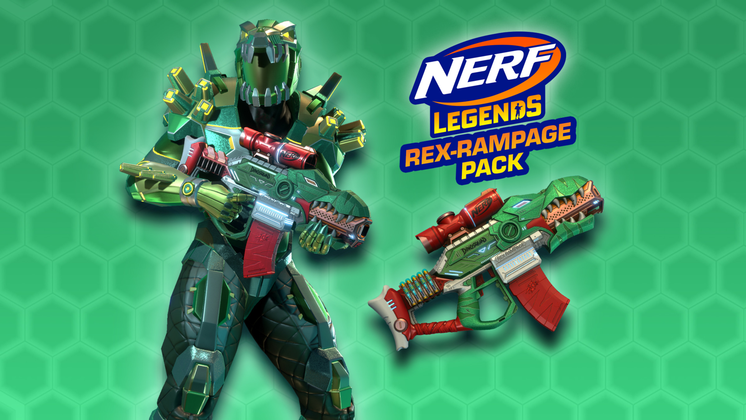 Lanzador Nerf DinoSquad Rex-Rampage