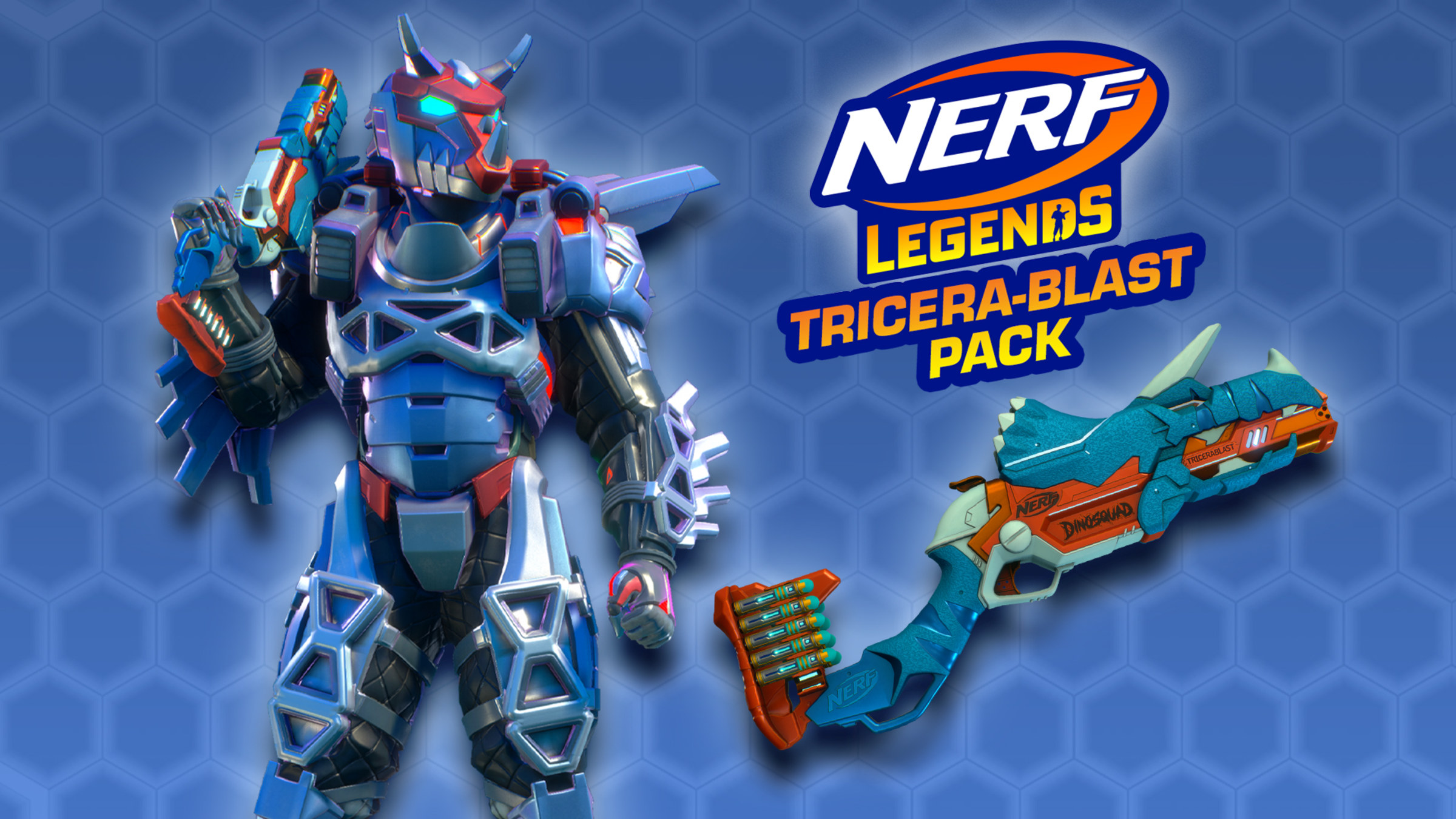 Nerf - Dinosquad Tricerablast, NERF