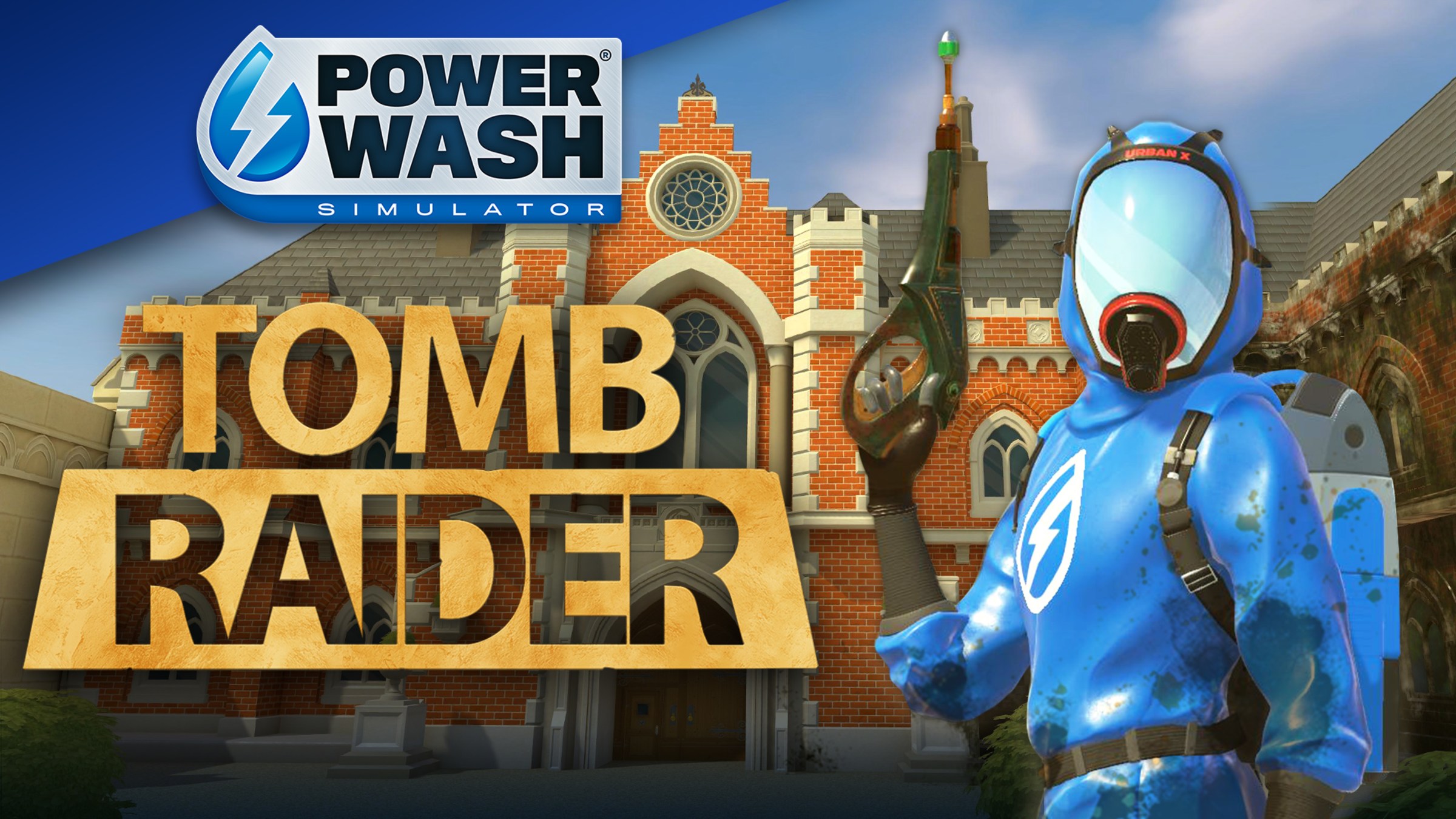PowerWash Simulator: Tomb Raider cover or packaging material