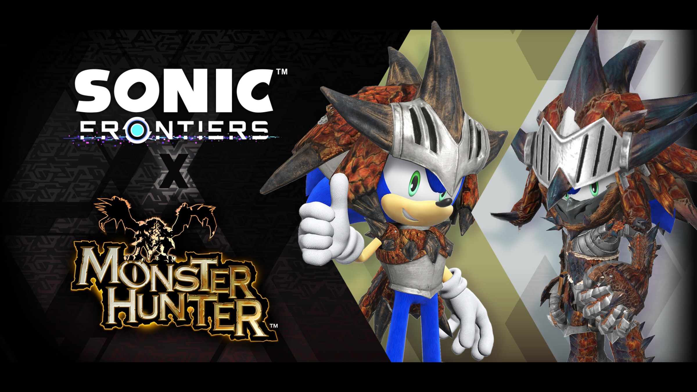 Sonic Frontiers terá DLC de Monster Hunter em novembro