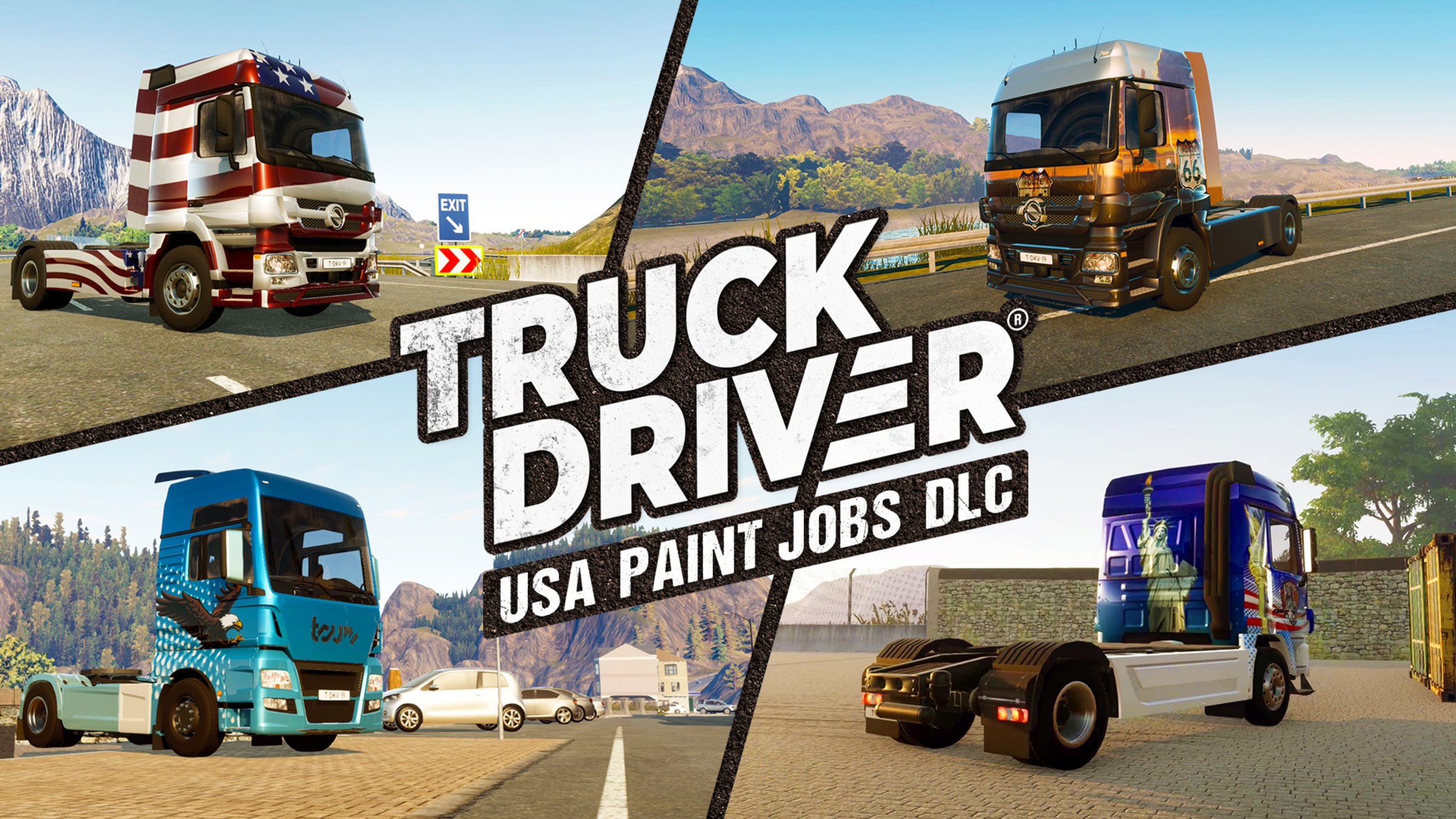 Gennemsigtig shuttle Bitterhed Truck Driver - USA Paint Jobs DLC for Nintendo Switch - Nintendo Official  Site