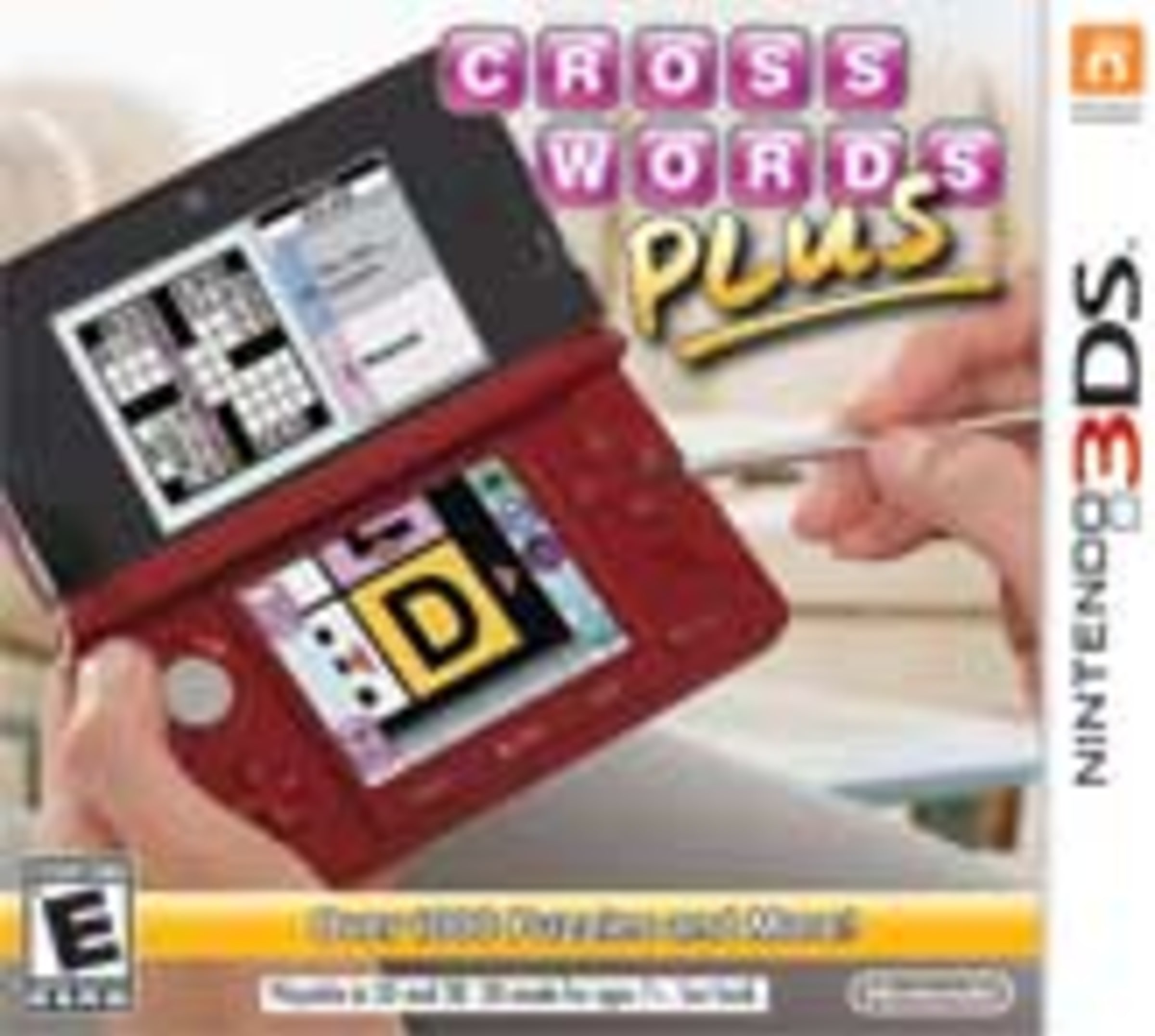 Nintendo console with a gamepad crossword
