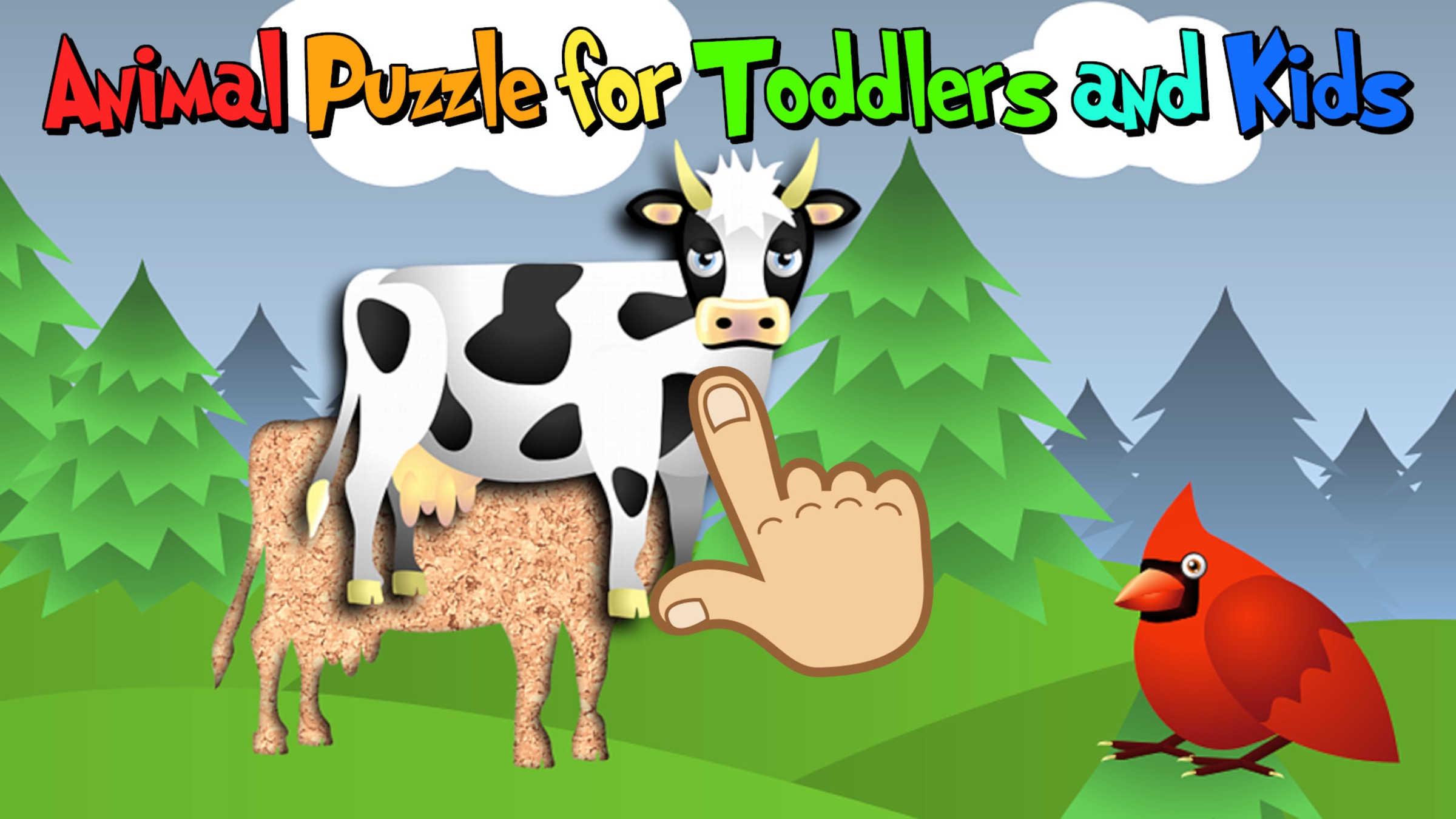 Animal puzzles for kids