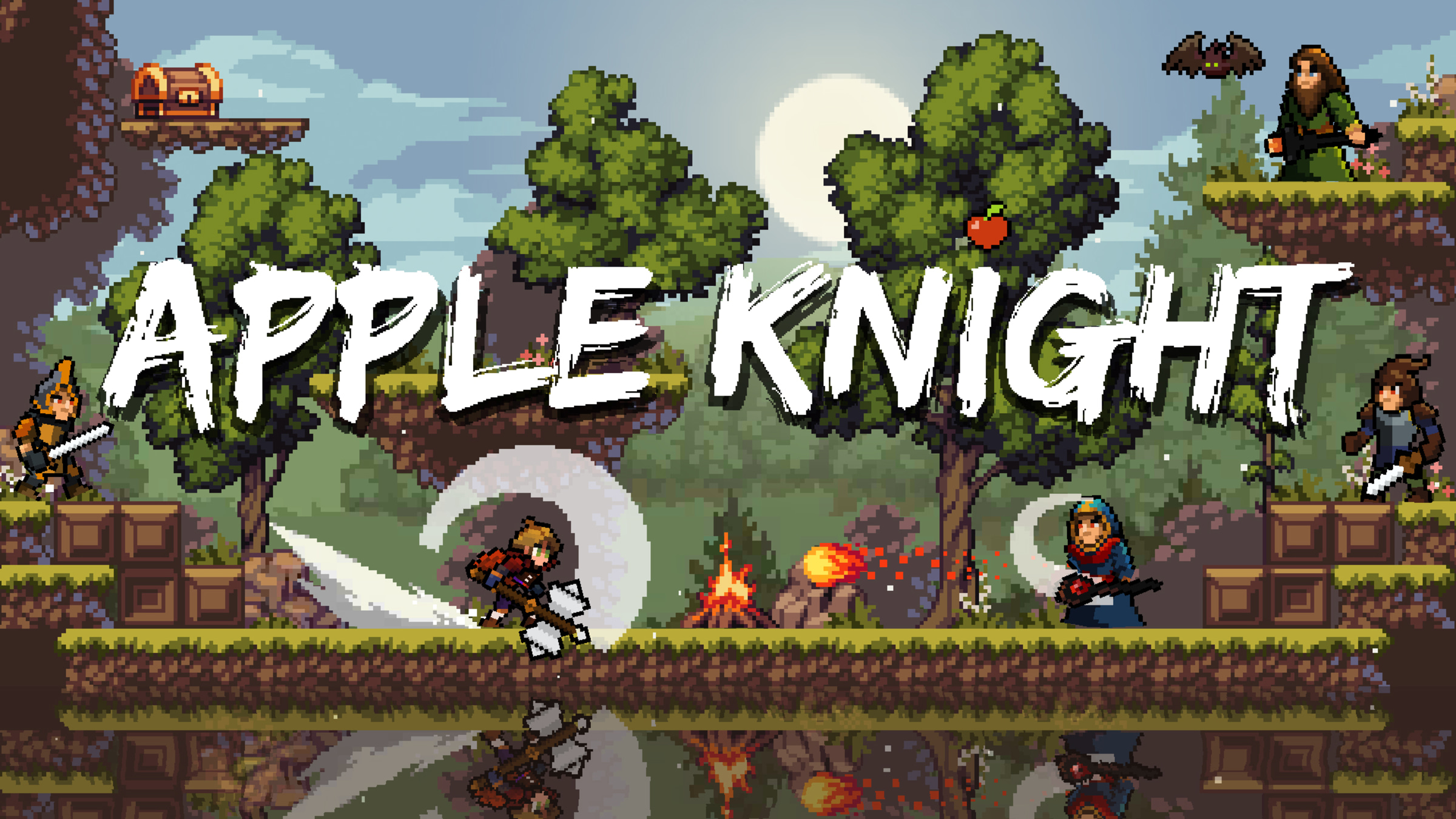 I 100% the whole of Apple Knight, a mobile game, also my personal