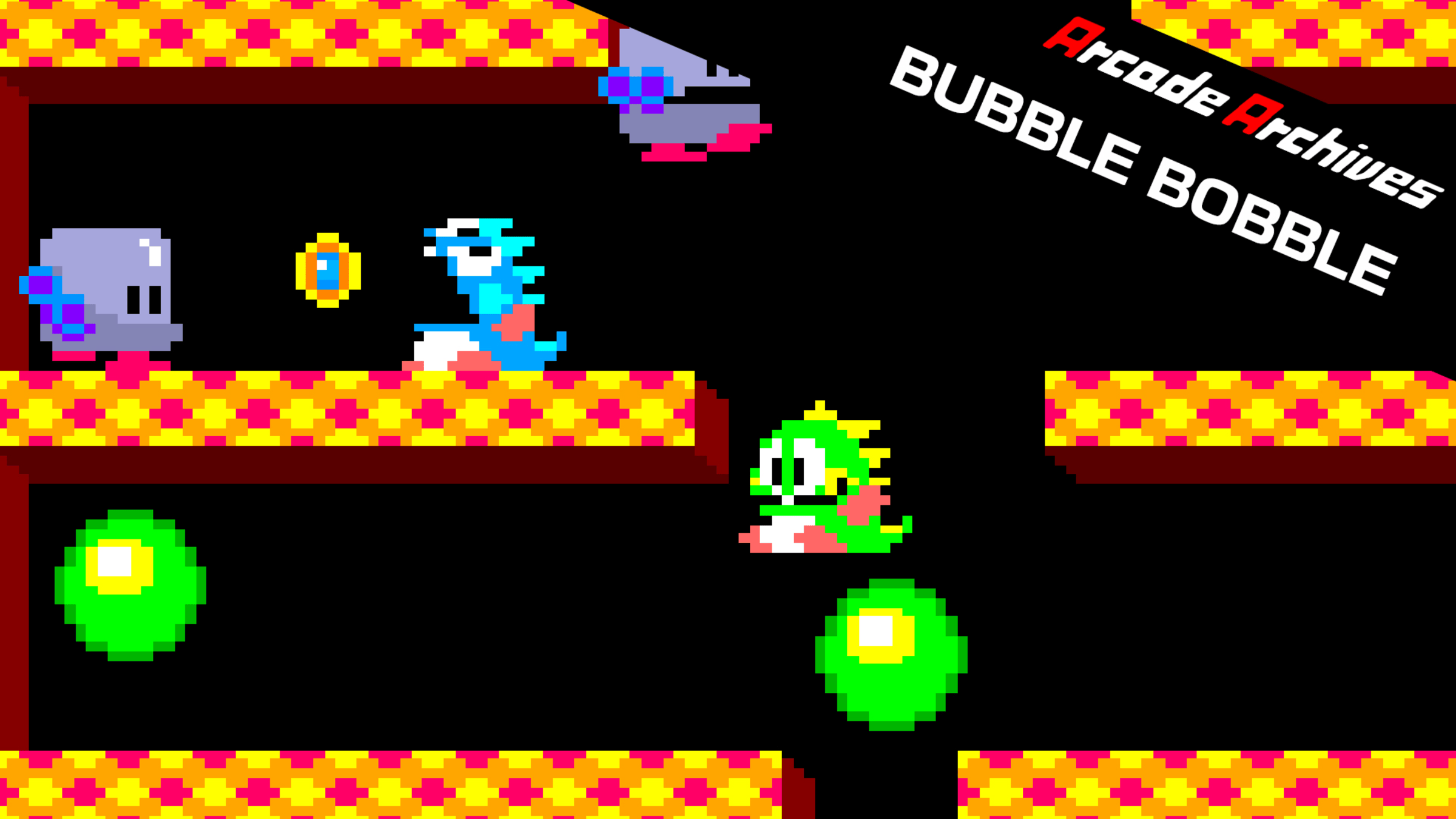 Arcade Archives BUBBLE BOBBLE  Aplicações de download da Nintendo