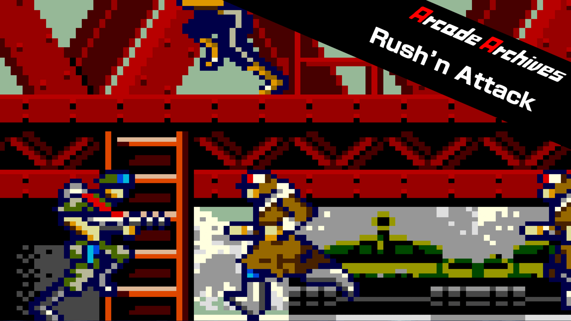 Rush N Attack Arcade Cabinet