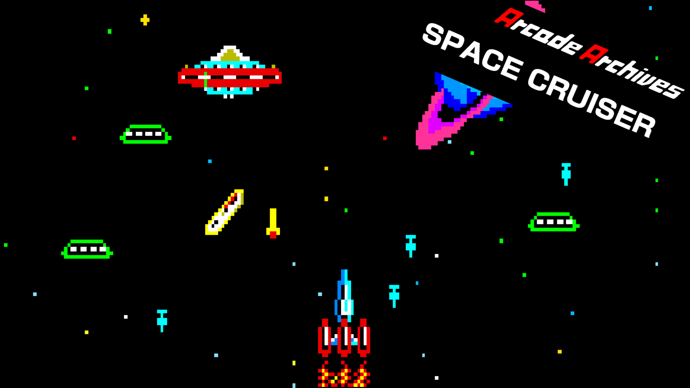 Retro game spaceship sales