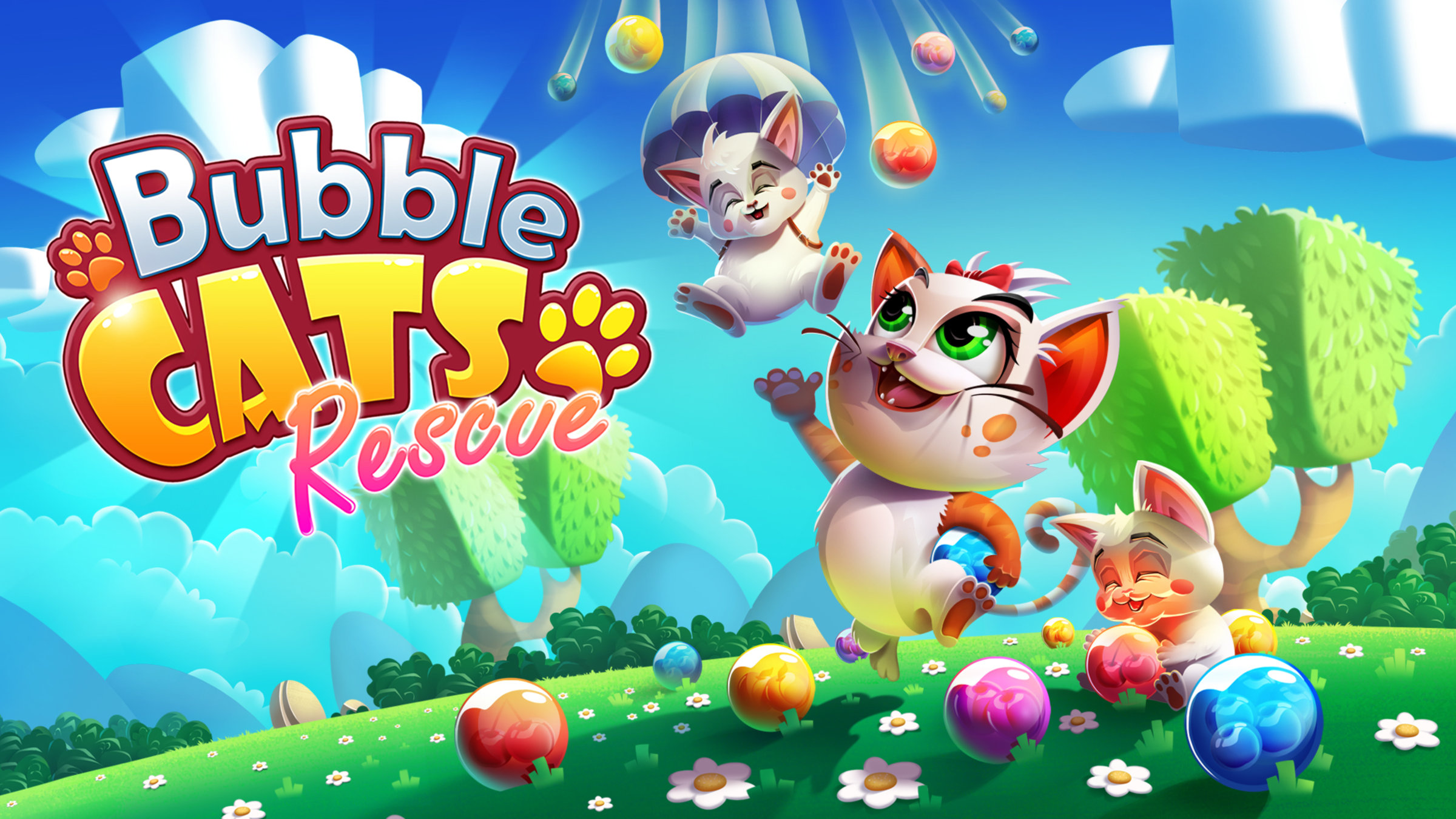 Cat bubble games 2025