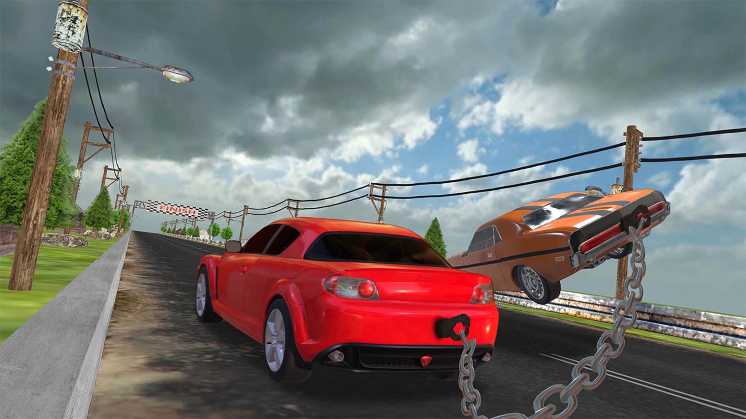 Download Chain Car Stunt Simulator 3D Extreme Highway Car Driving