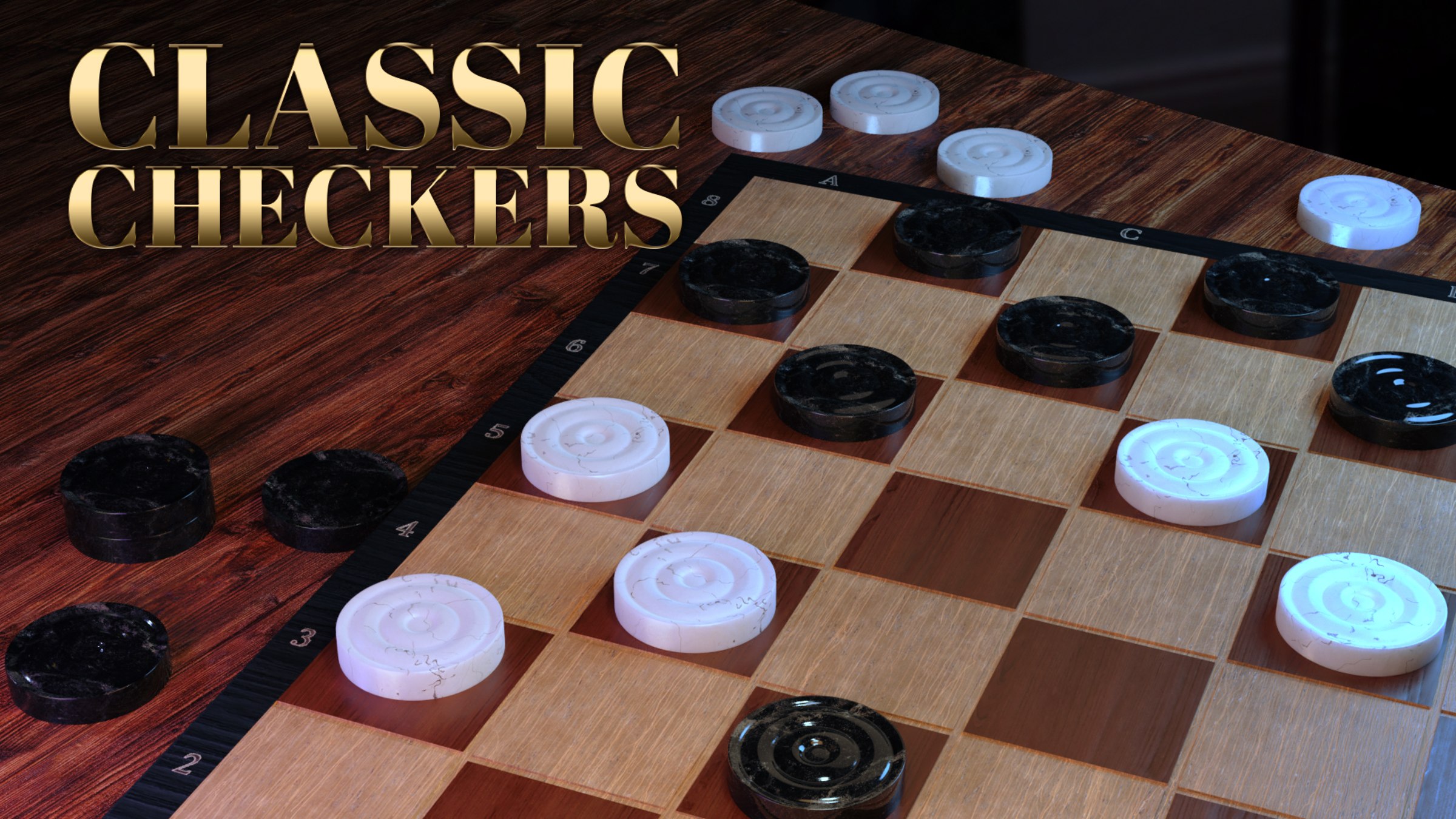 Classic checkers game online