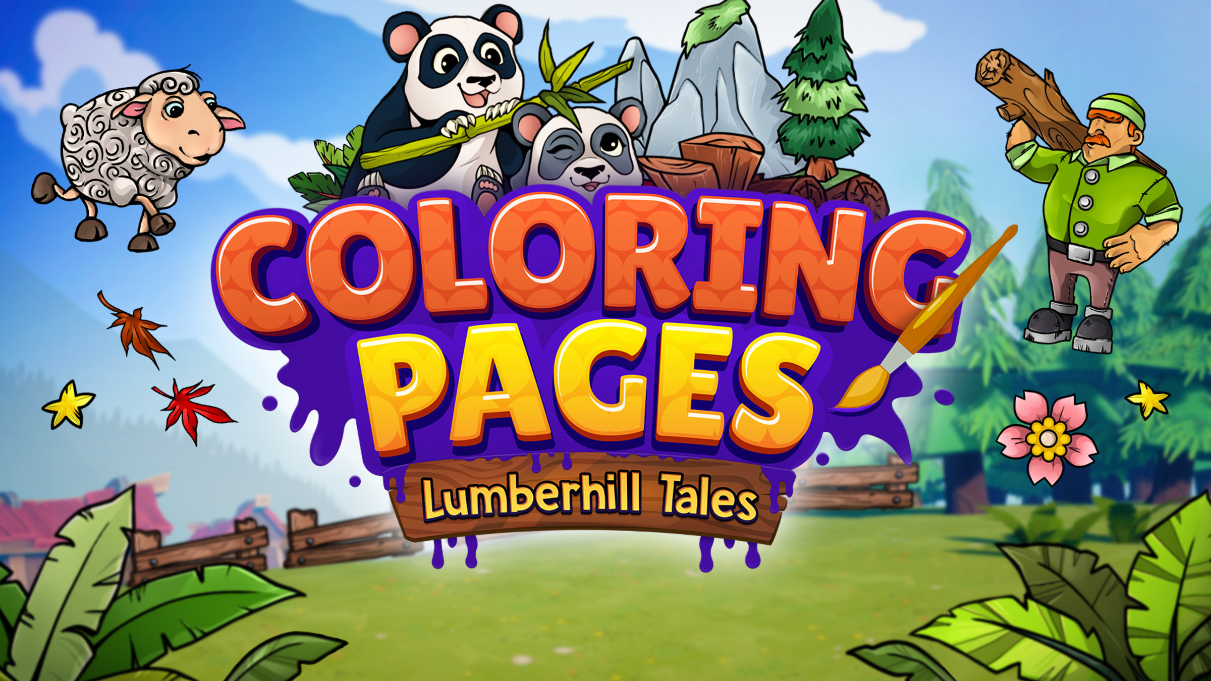 Coloring Pages Lumberhill Tales for Nintendo Switch Nintendo