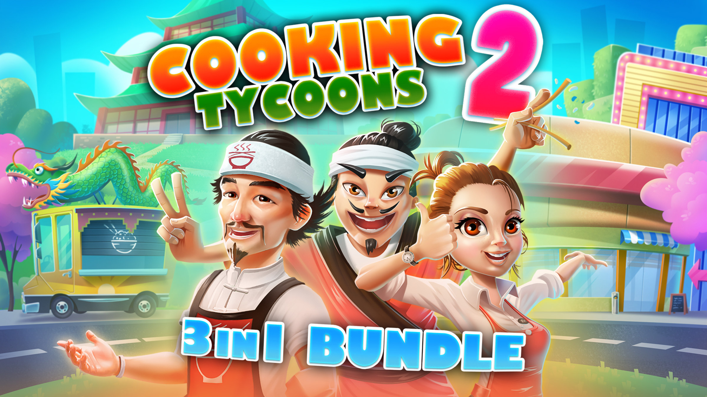 Cooking Tycoons 2 - 3 in 1 Bundle for Nintendo Switch - Nintendo