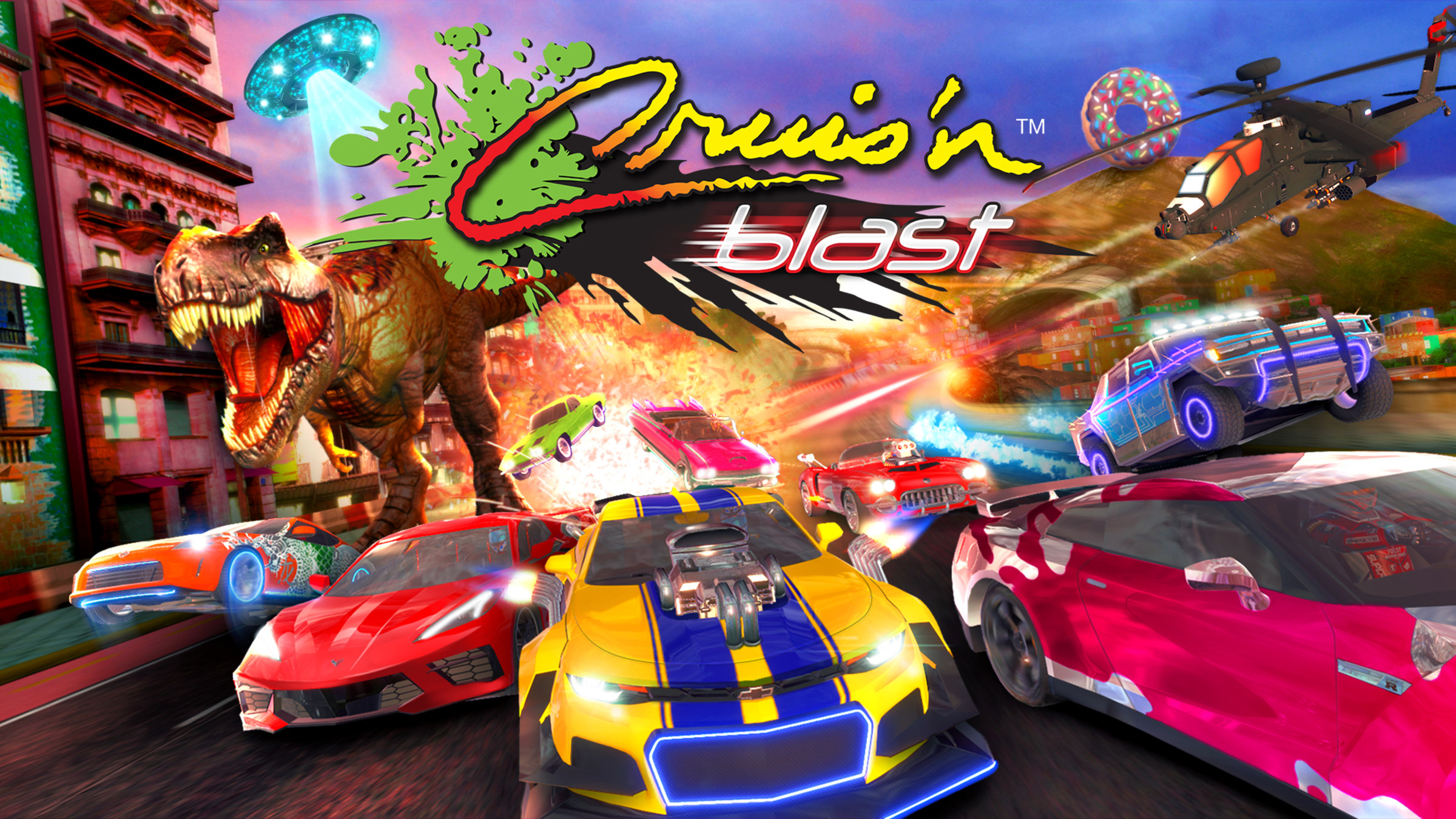 Cruis'n Blast Deluxe Full Motion Racing Arcade GetQuoteNow JCL Games