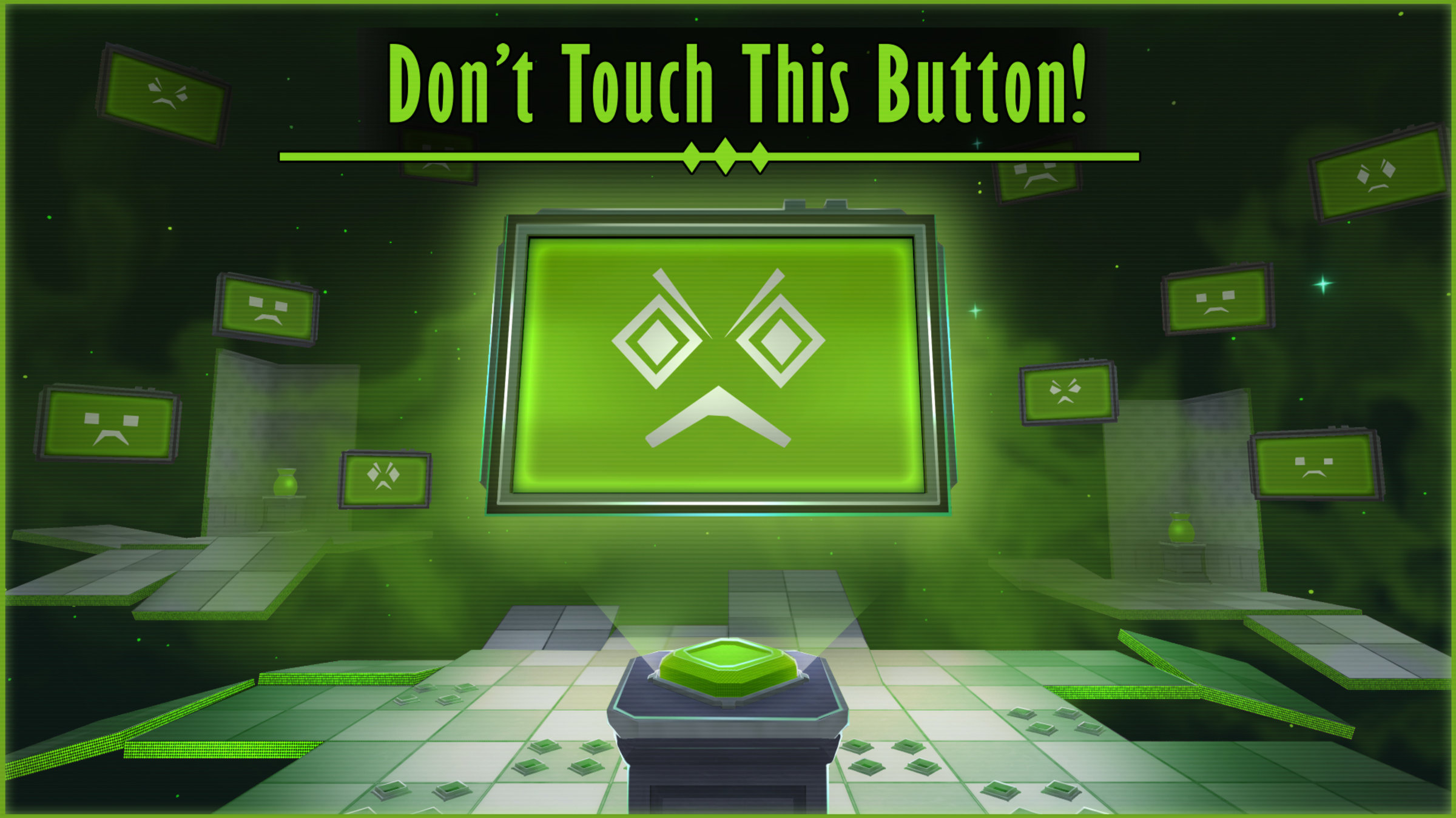 Don t touch 2. Don't Touch the button. Dont Touch this Butto. Rolling Sky 8bits. Please, don't Touch anything.