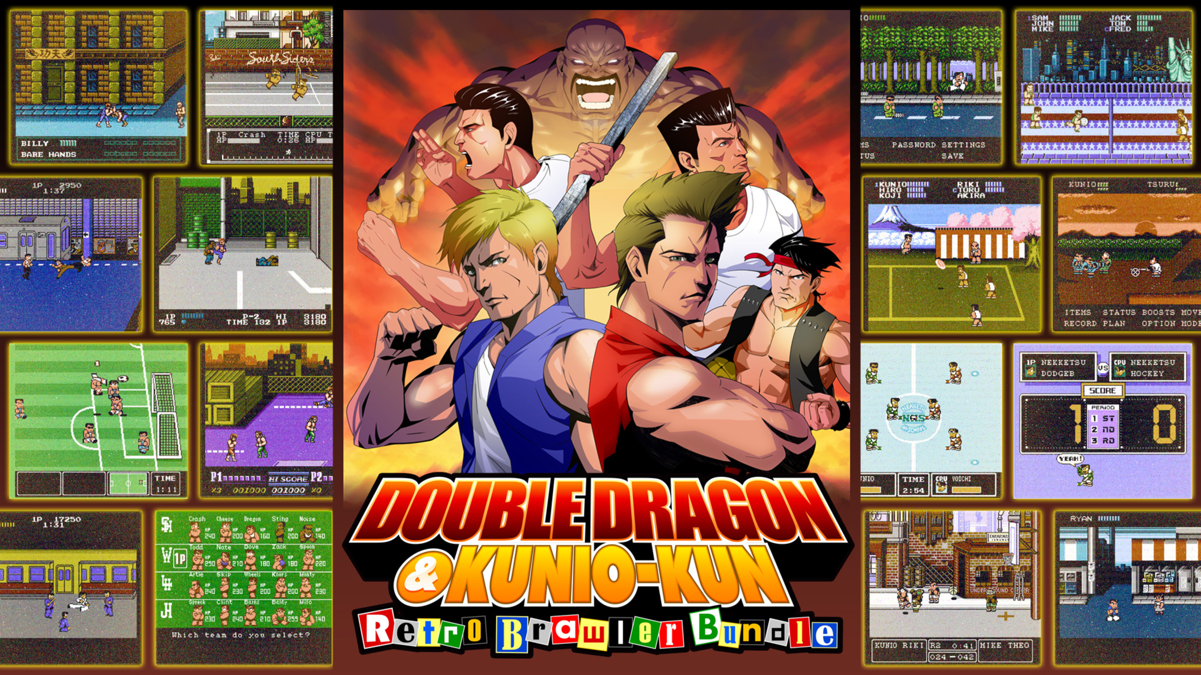 Switch Limited Run #115 : Double Dragon & Kunio-Kun Retro Brawler Bund –  Limited Run Games