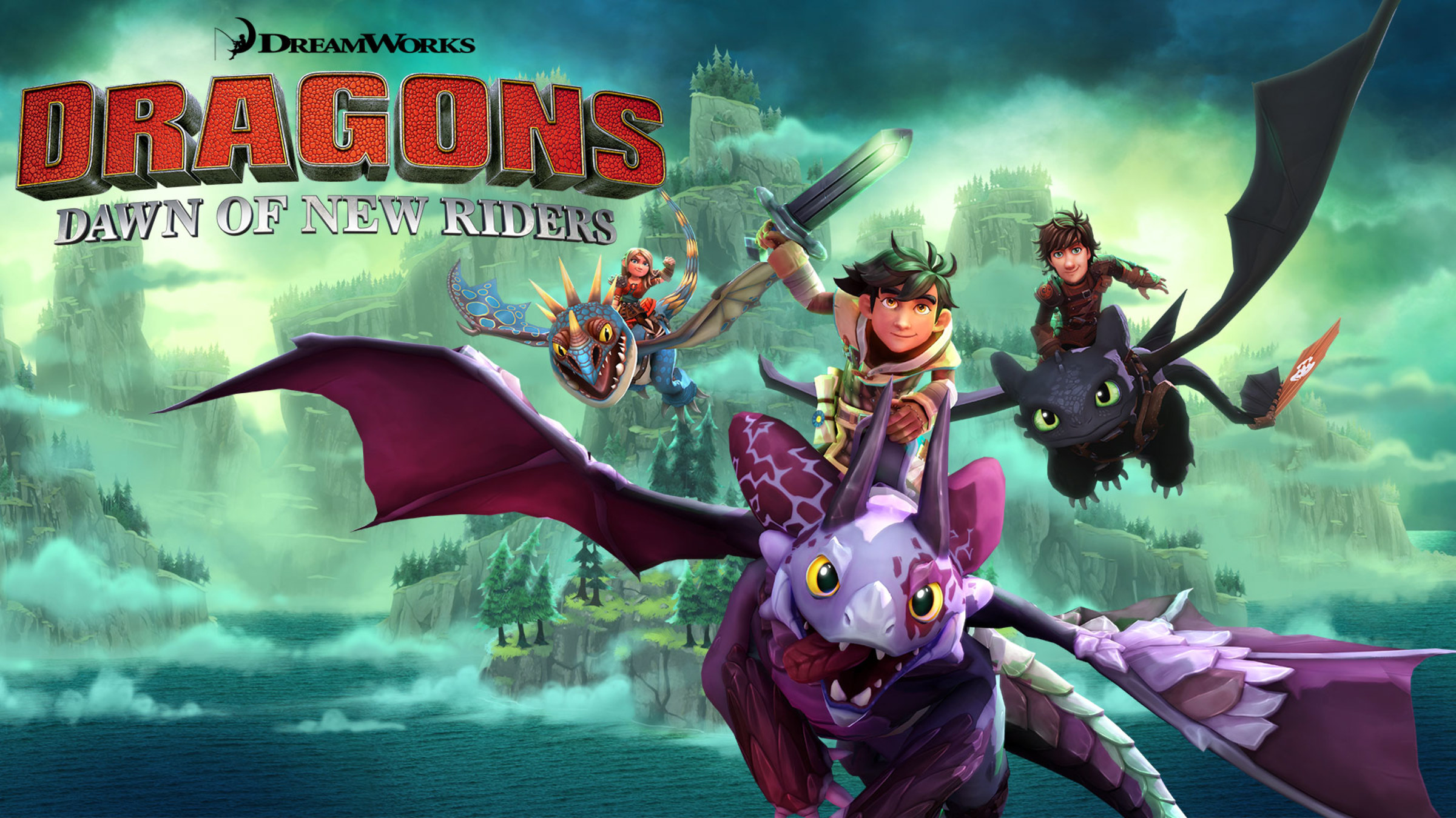 Dragons: Race to the Edge - Toothless & Hiccup Armored Dragon