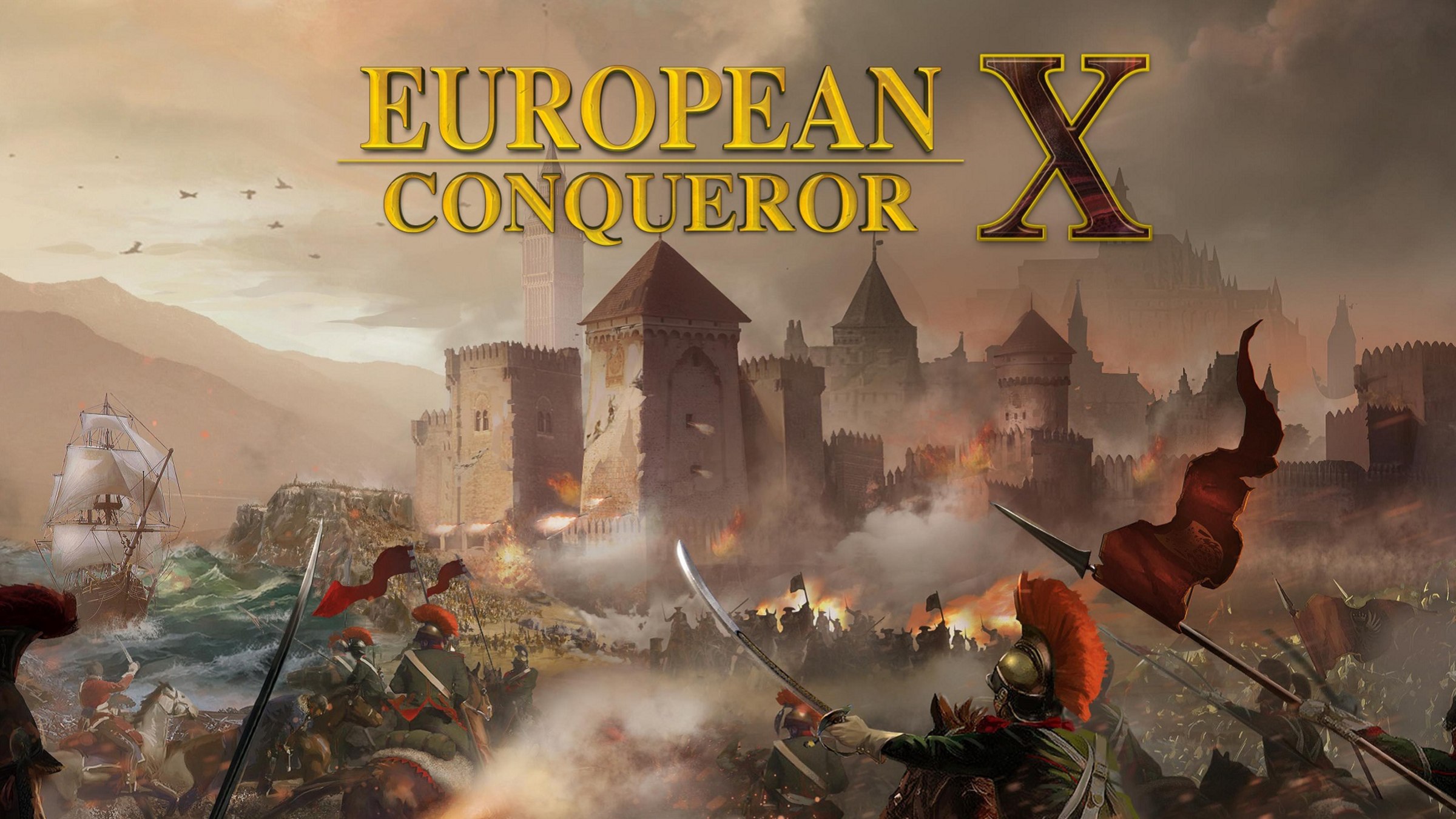European Conqueror X é um jogo de estratégia por turnos para a Switch