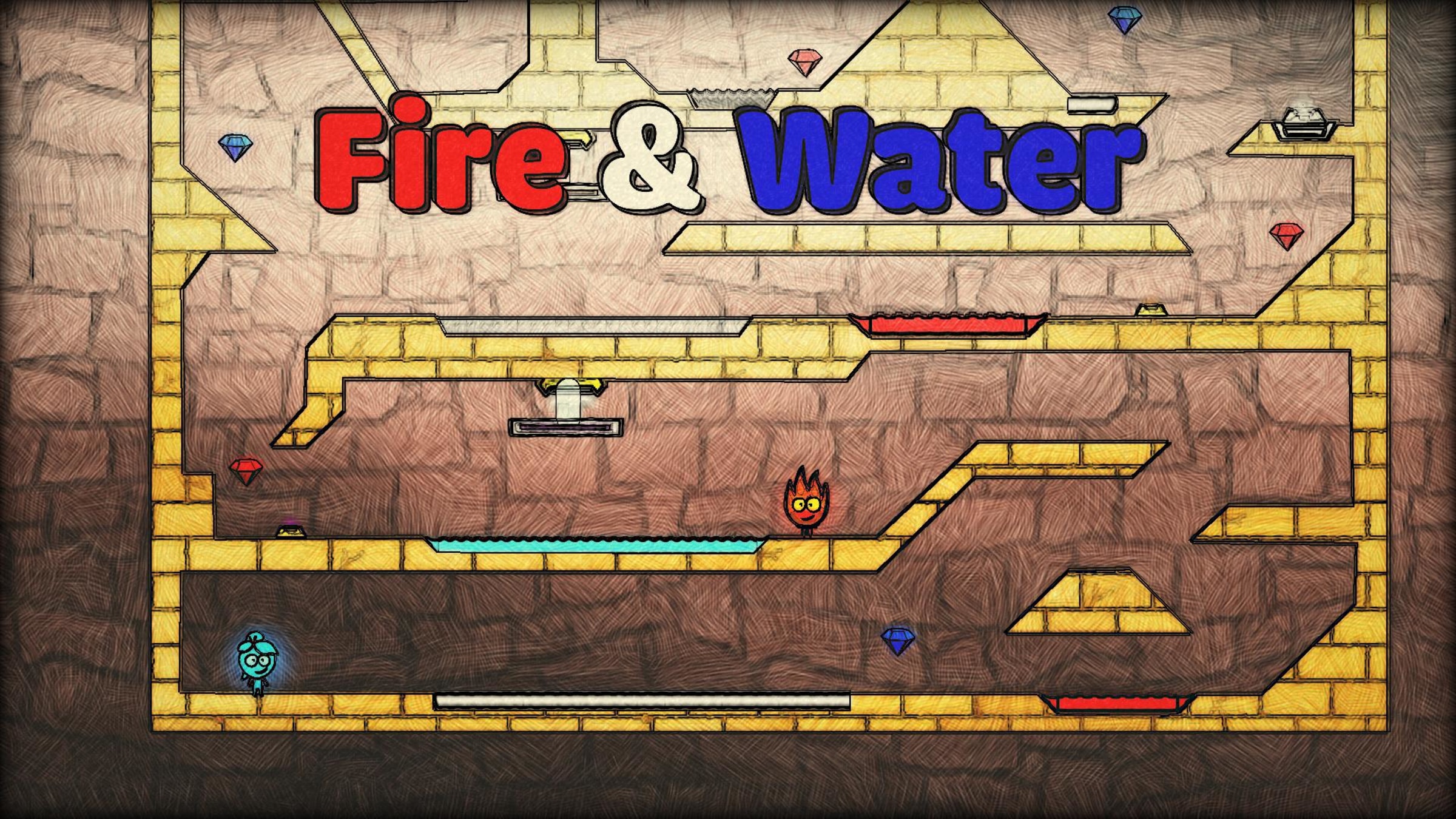 Fireboy and Watergirl 3 Ice Temple - Online Game 🕹️