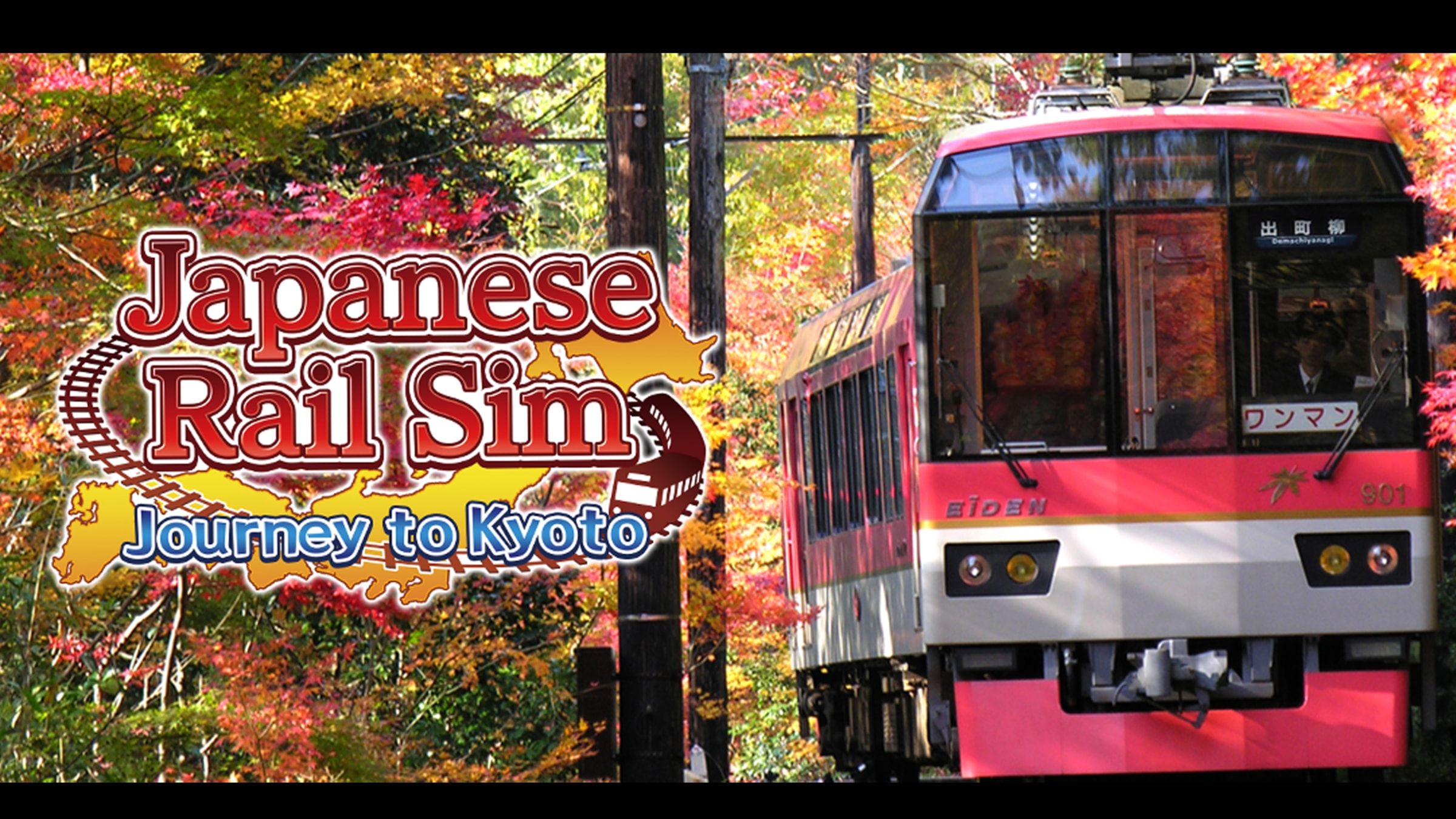 Japanese Rail Sim: Journey to Kyoto  Um simulador de trem através do Japão