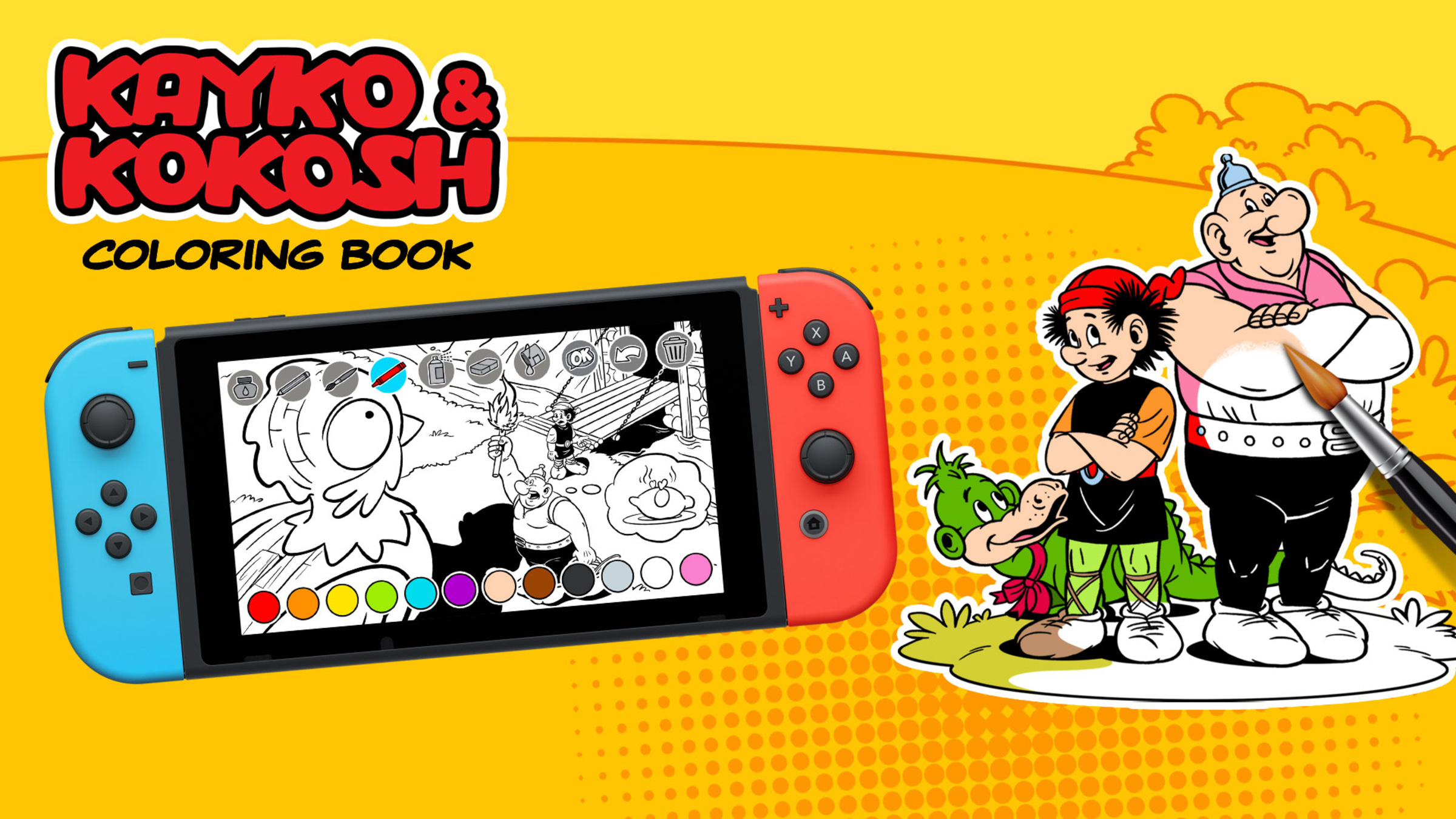 Kayko & Kokosh Coloring Book for Nintendo Switch Nintendo Official Site