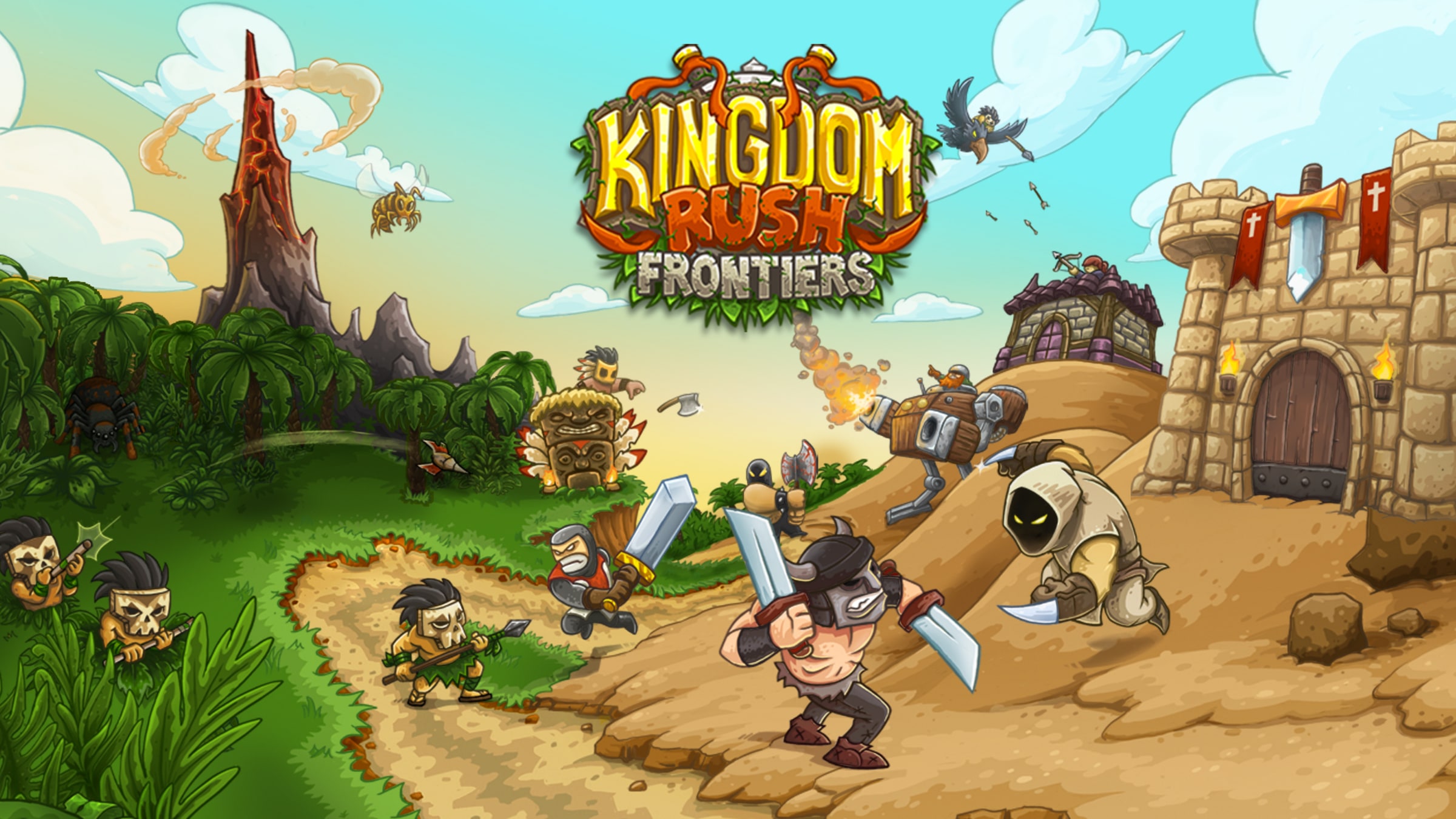 Кинг дум раш. Kingdom Rush Frontiers - Tower Defense. Кингдом Раш 4 башни. Кингдом Раш Вендженс. Kingdom Rush Frontiers карта.