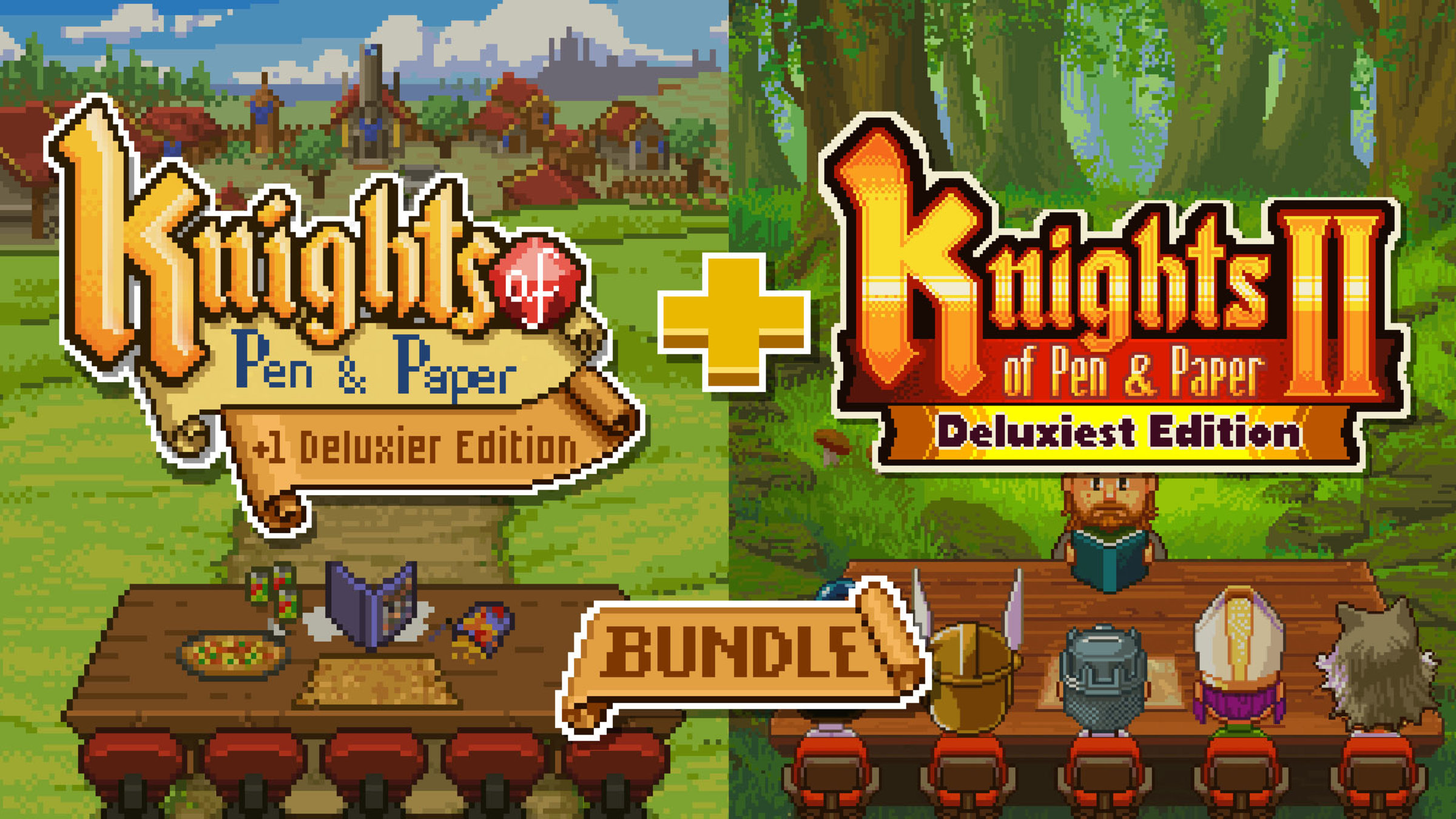 Knights of Pen and Paper Bundle for Nintendo Switch Nintendo Official