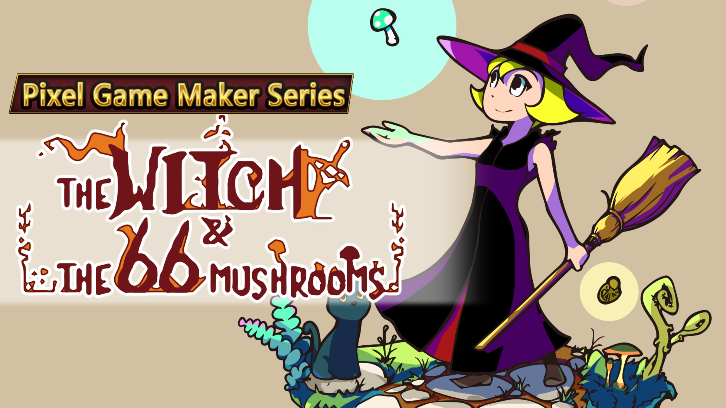 Pixel Game Maker Series The Witch and The 66 Mushrooms for Nintendo Switch  - Nintendo Official Site