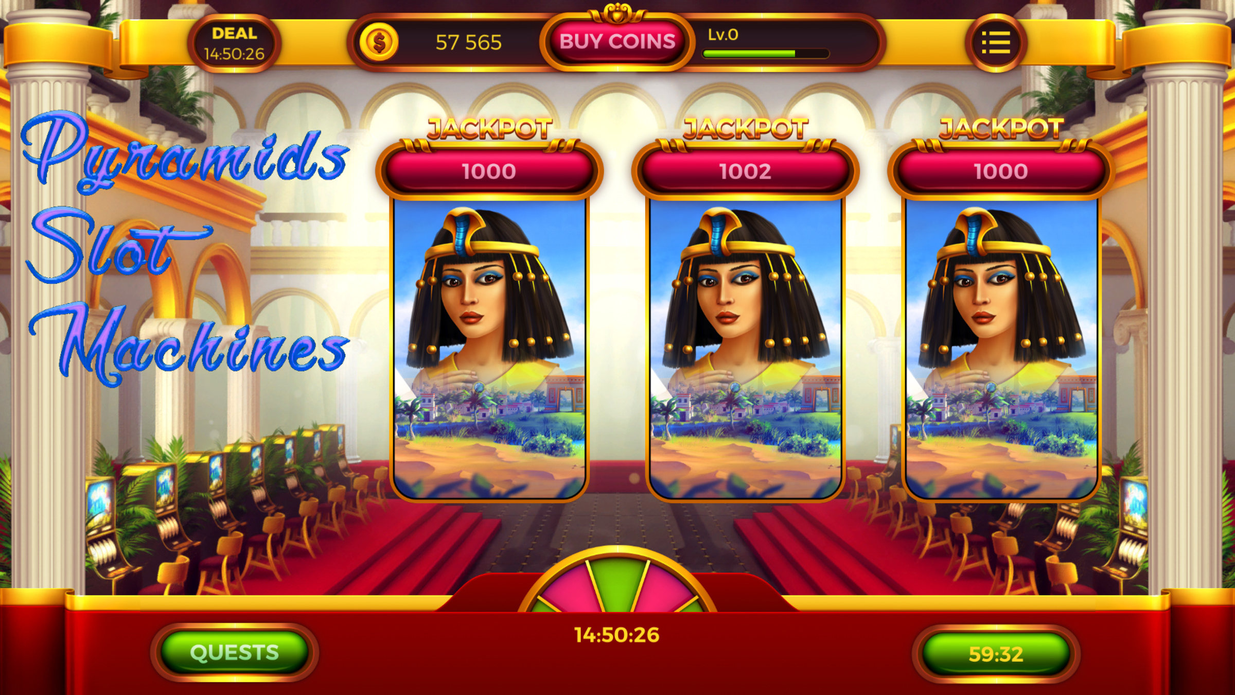 Queen of the Pyramids: Mega Cash Collect - Playtech Slot
