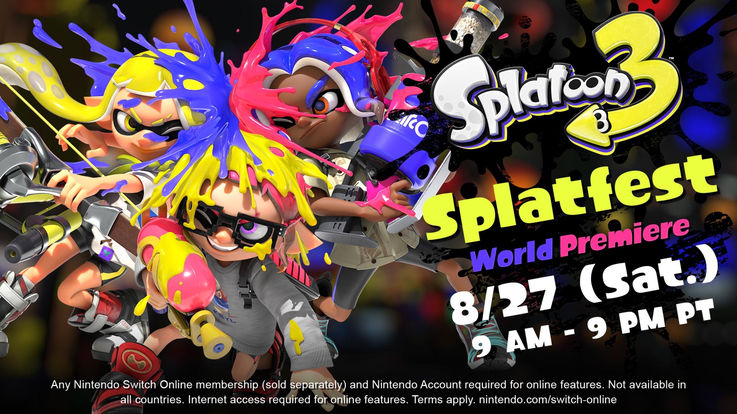 Splatoon™ 3: Splatfest World Premiere for Nintendo Switch - Nintendo