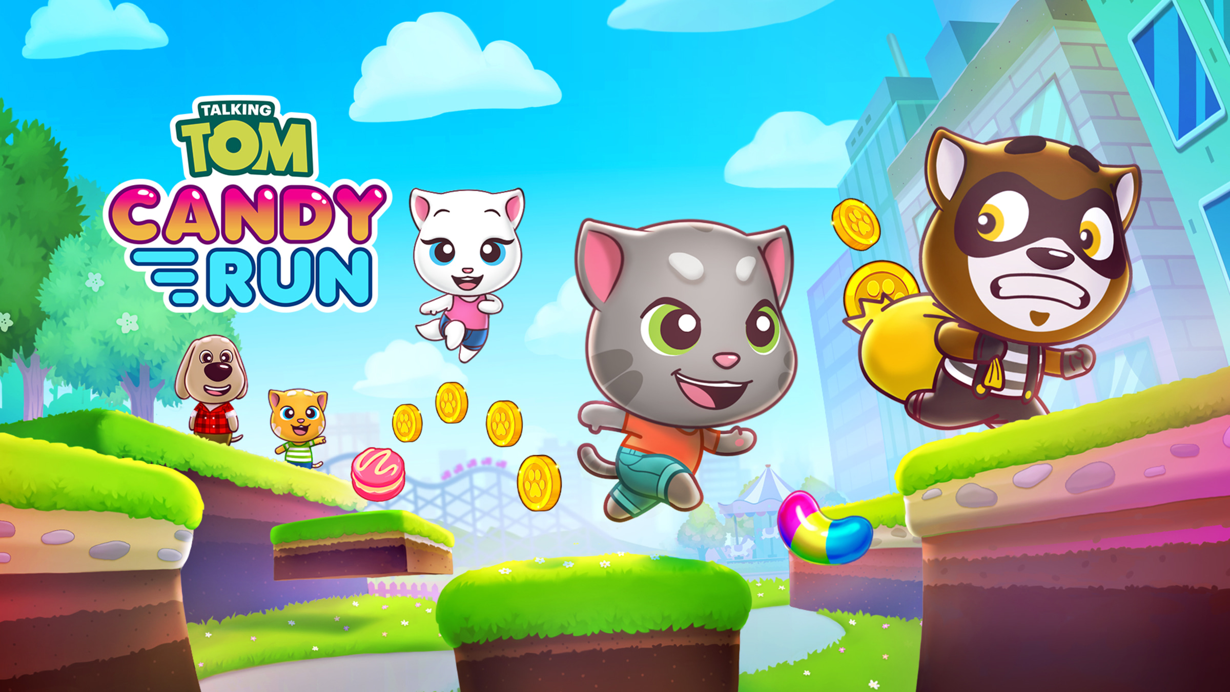 Play Talking Tom Gold Run 3D for free without downloads