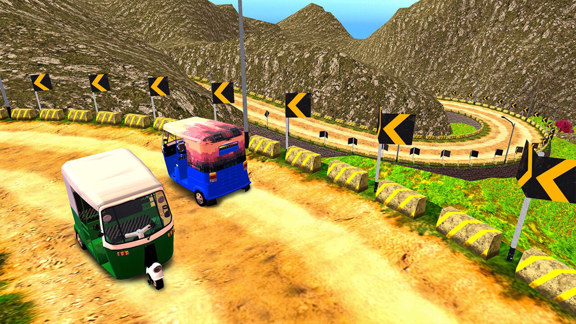 Download Tuk Tuk Extreme Real Car Driving Simulator & Parking 2023