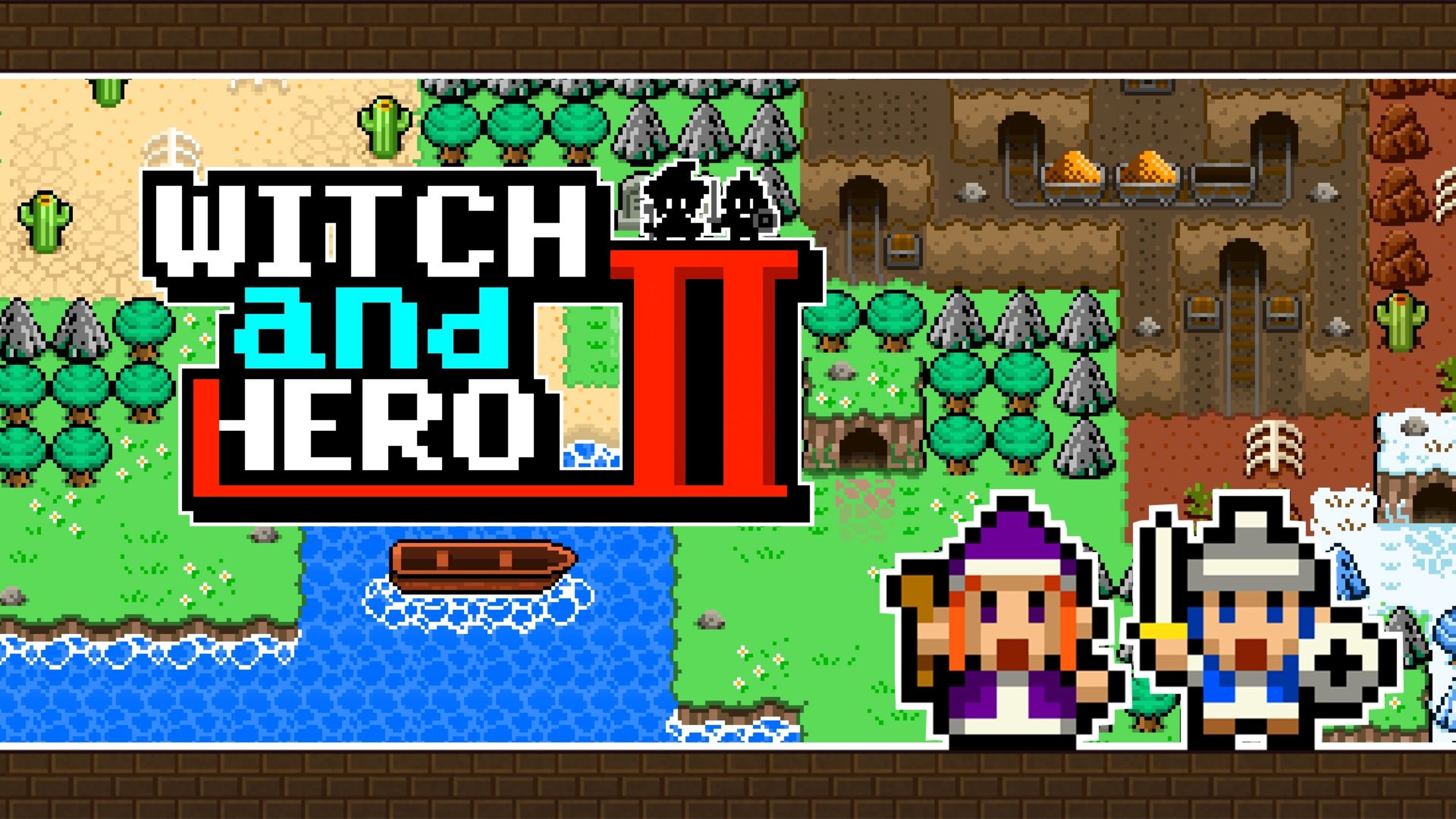 Switch witch game. Witch & Hero 2. Witch and Hero