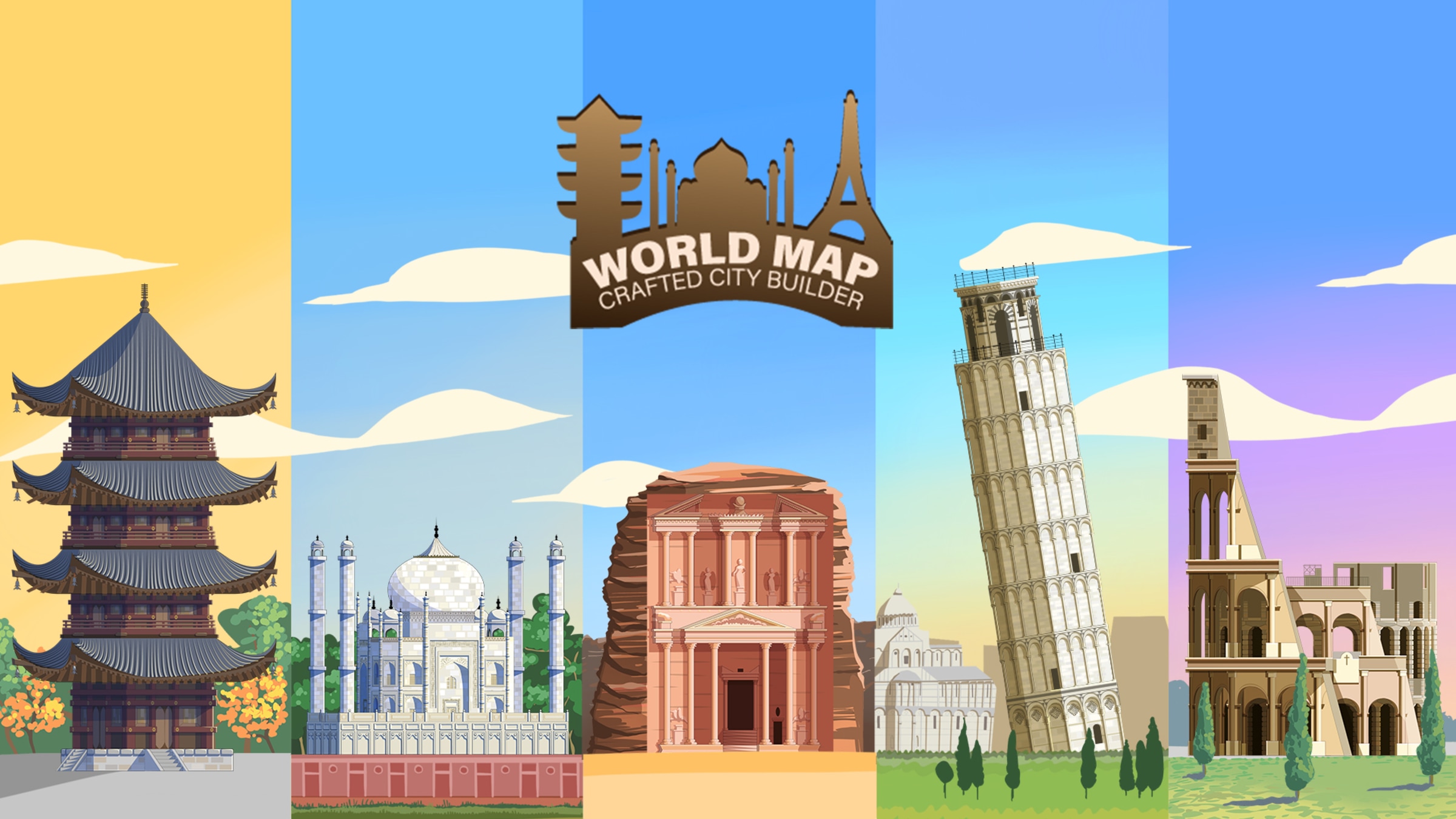 World Map Crafted City Builder for Nintendo Switch Nintendo Official