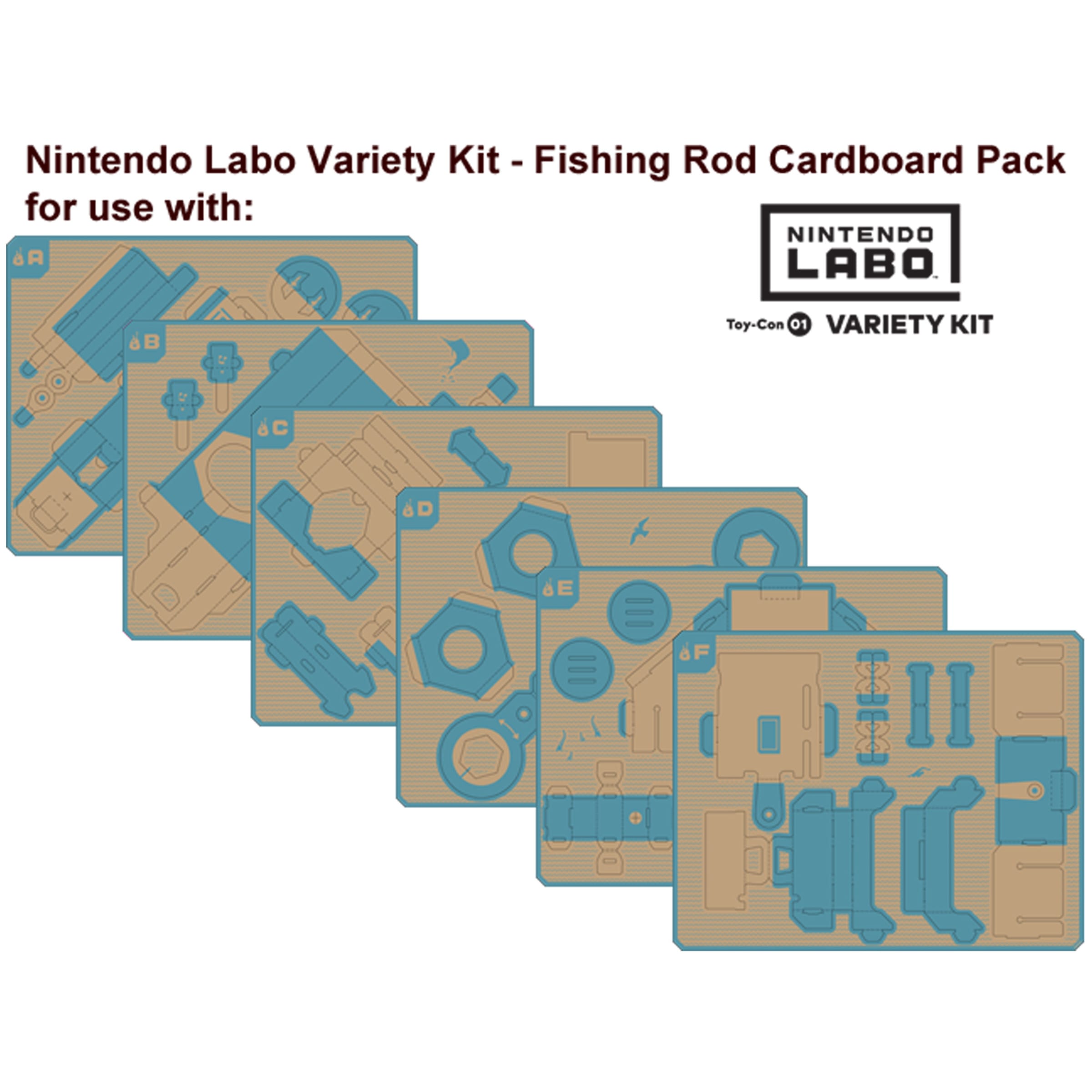 Nintendo Labo Variety Kit - Fishing Rod Cardboard Pack - Hardware