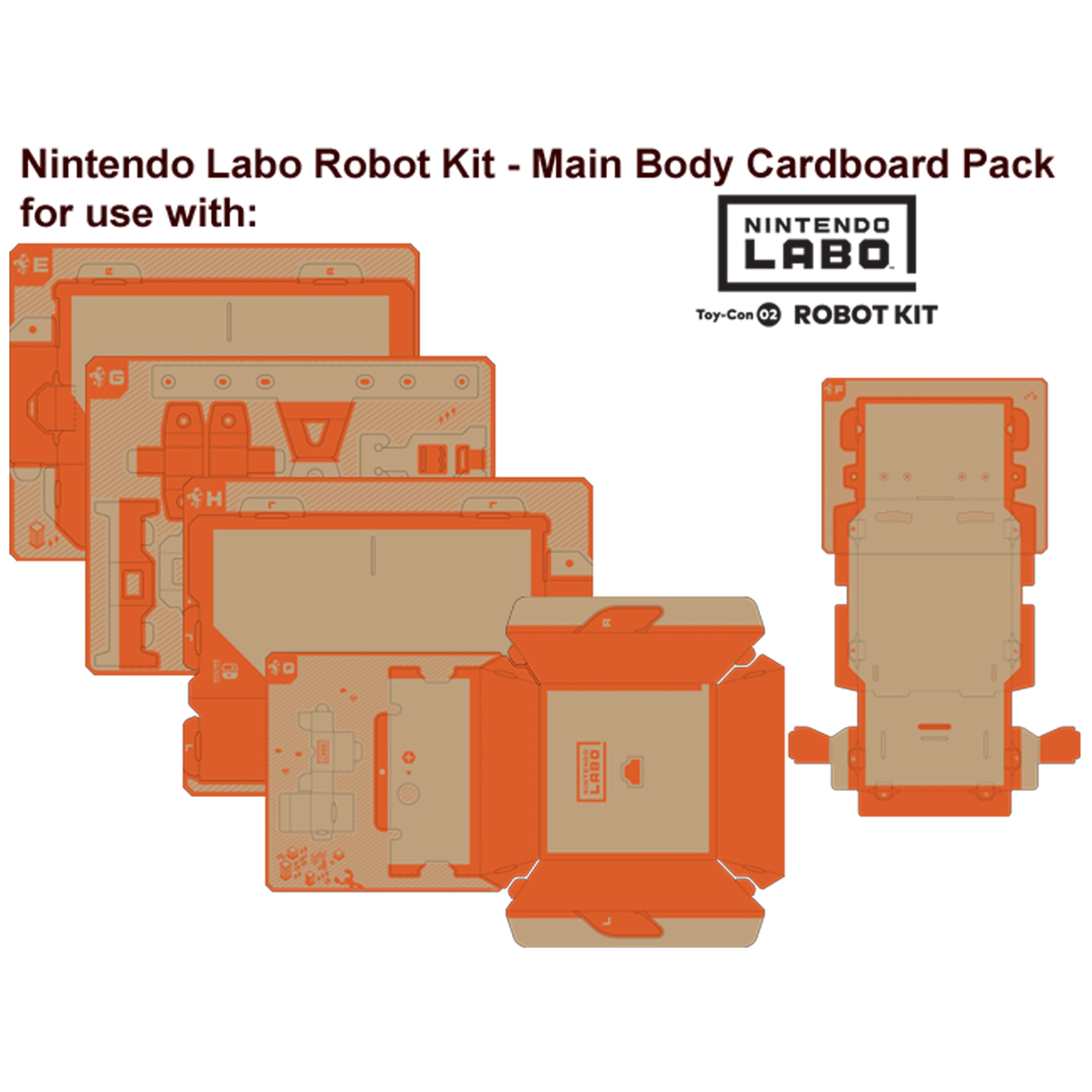 Nintendo Labo Robot Kit - Main Body Cardboard Pack - Hardware