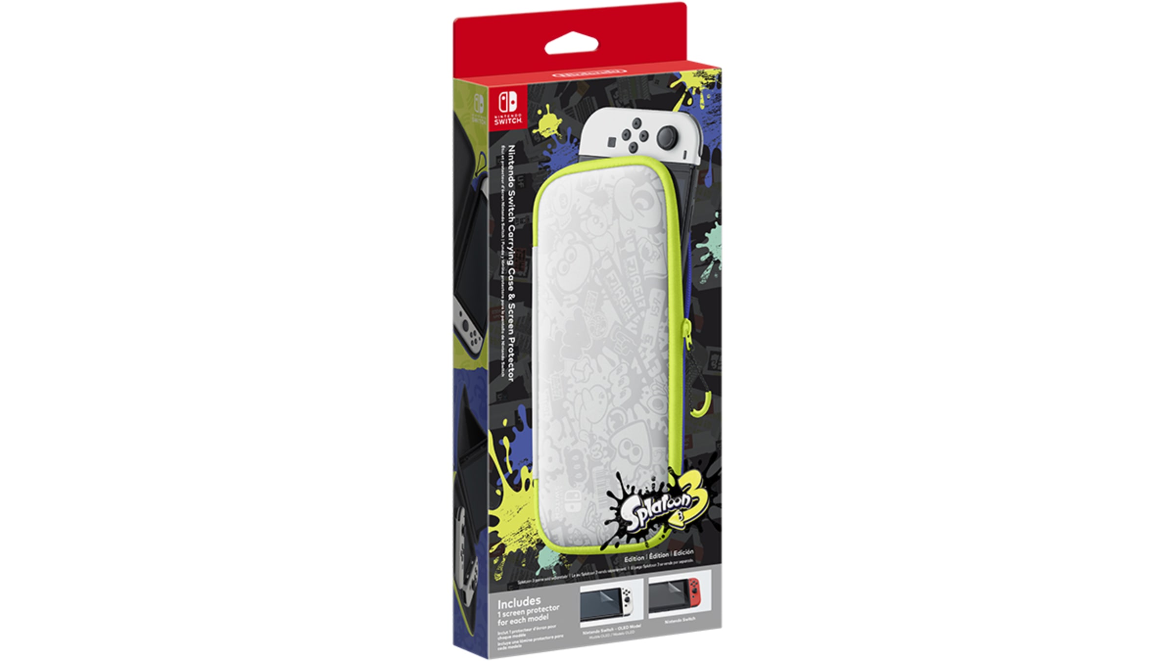 Nintendo switch carrying case & outlet screen protector
