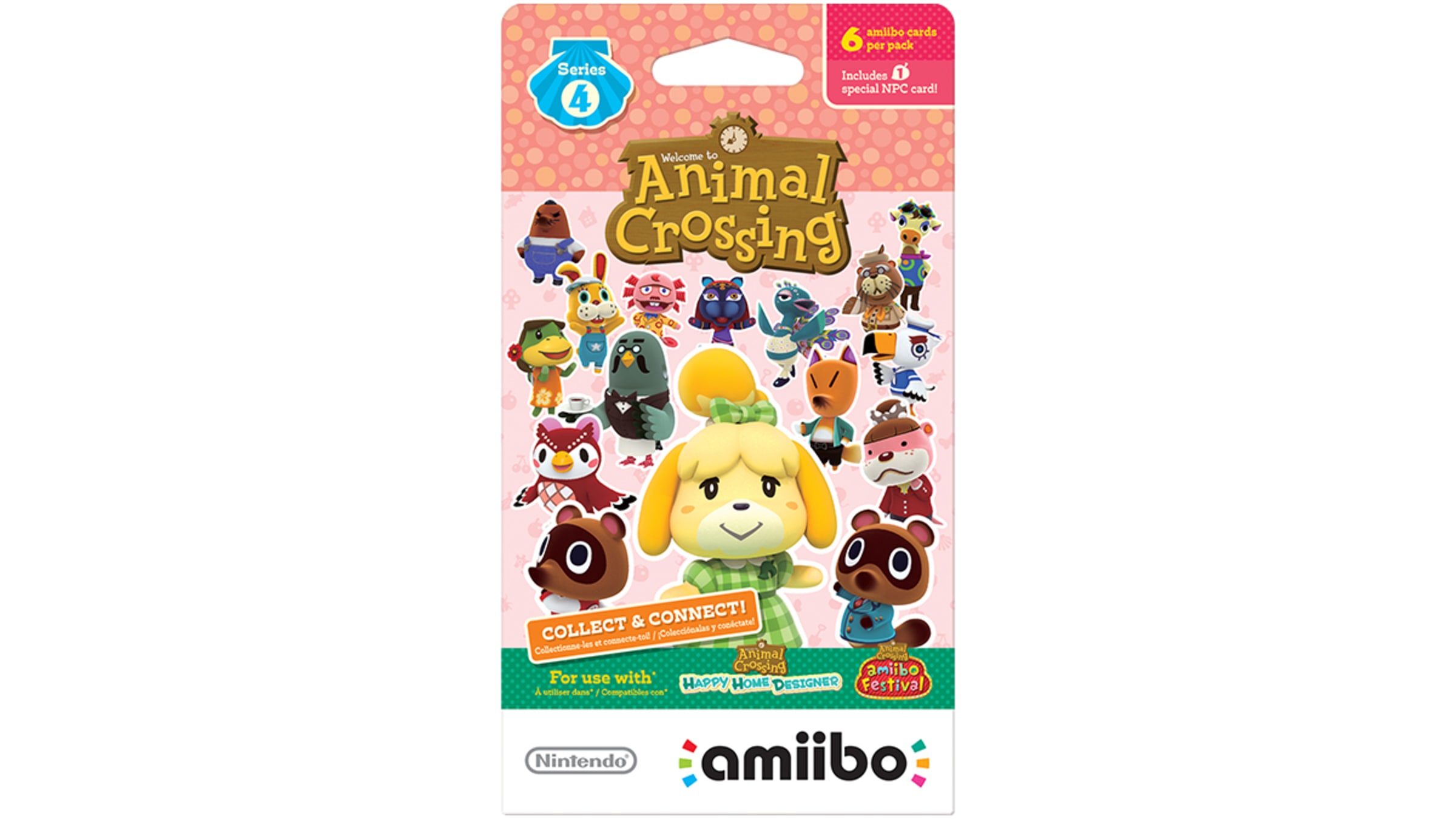 Nintendo Animal Crossing Amiibo Cards Series 1-4 Bundle [24 Cards Total] 