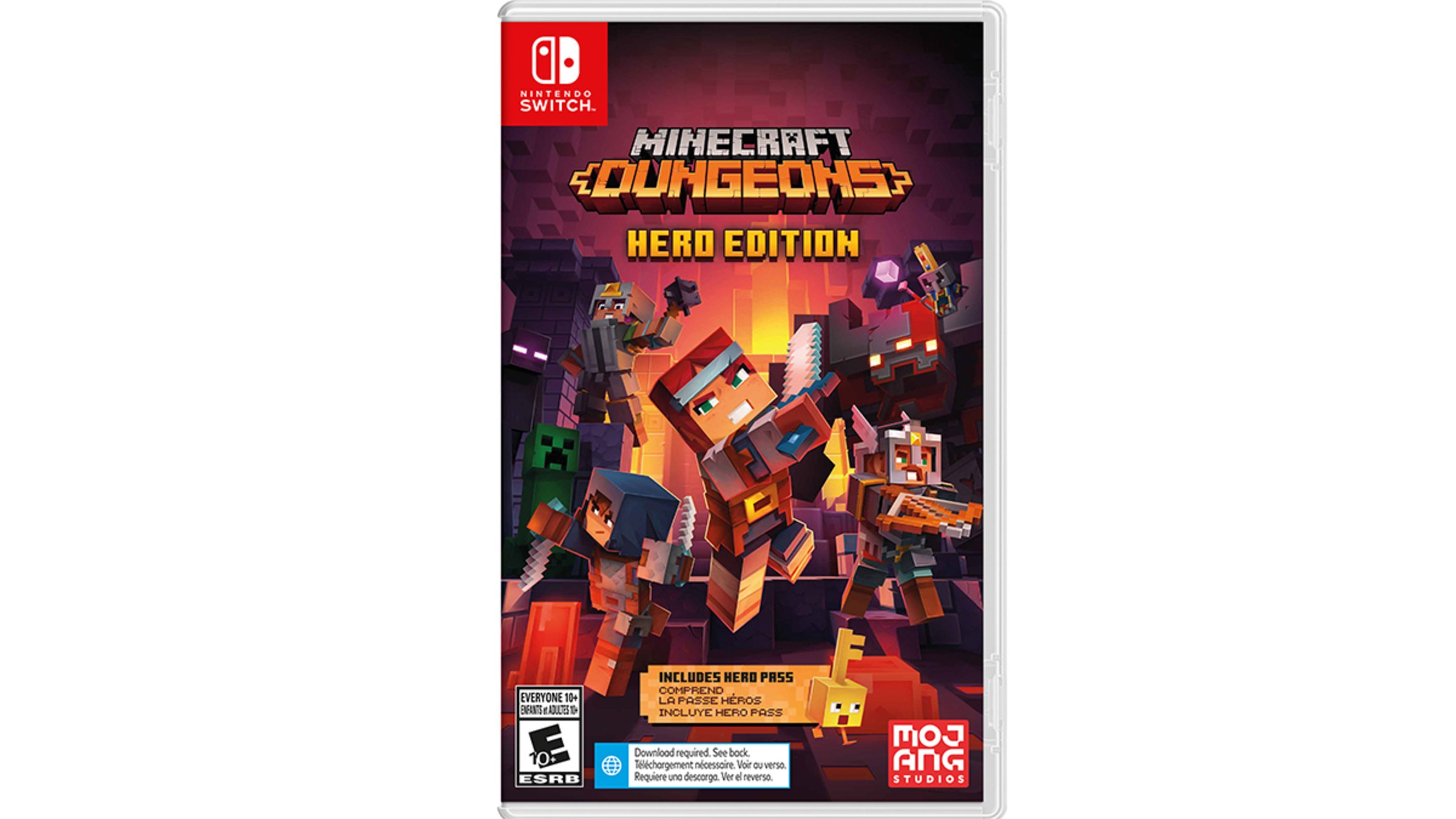 Minecraft Dungeons – Hero Edition sur Switch à 22,49 € chez