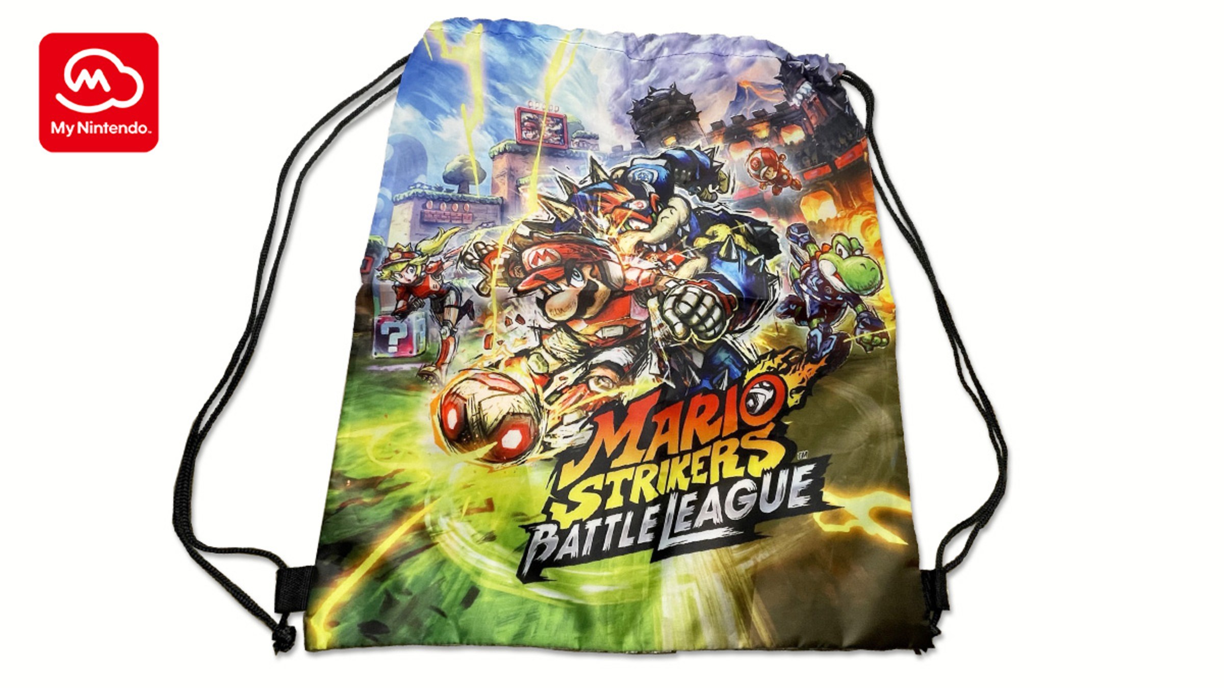 Mario Strikers™: Battle League Drawstring Bag - Merchandise - Nintendo  Official Site