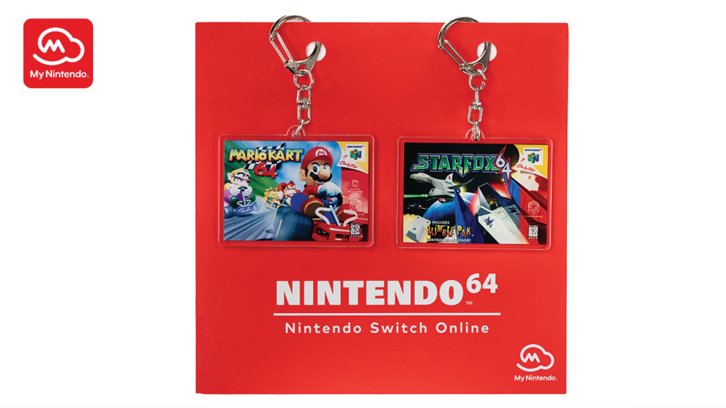Nintendo 64™ Switch Online Classic Key Chains - Set A - Nintendo Site