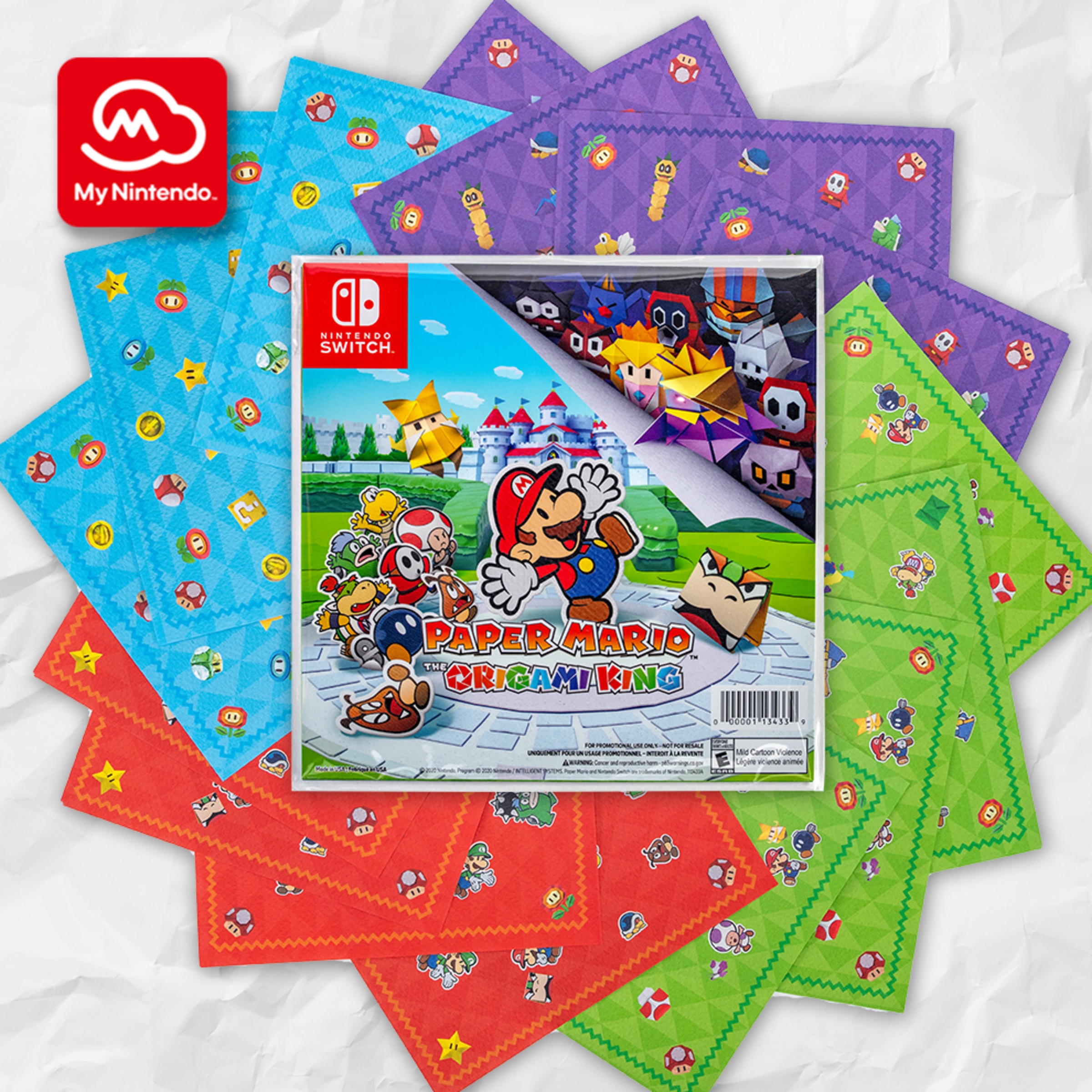 Printable Paper Mario Origami Sheets
