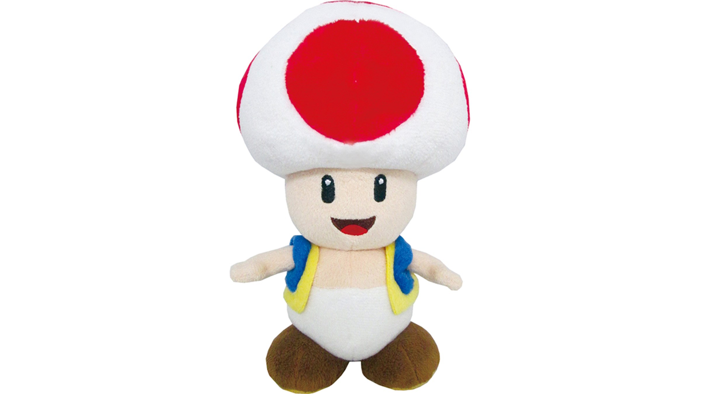 YoCosii (2 Pack) Mushroom Toad Plush, Cute Game Stuffed Toy, Christmas, Birthday Gift - 8,Red&Blue