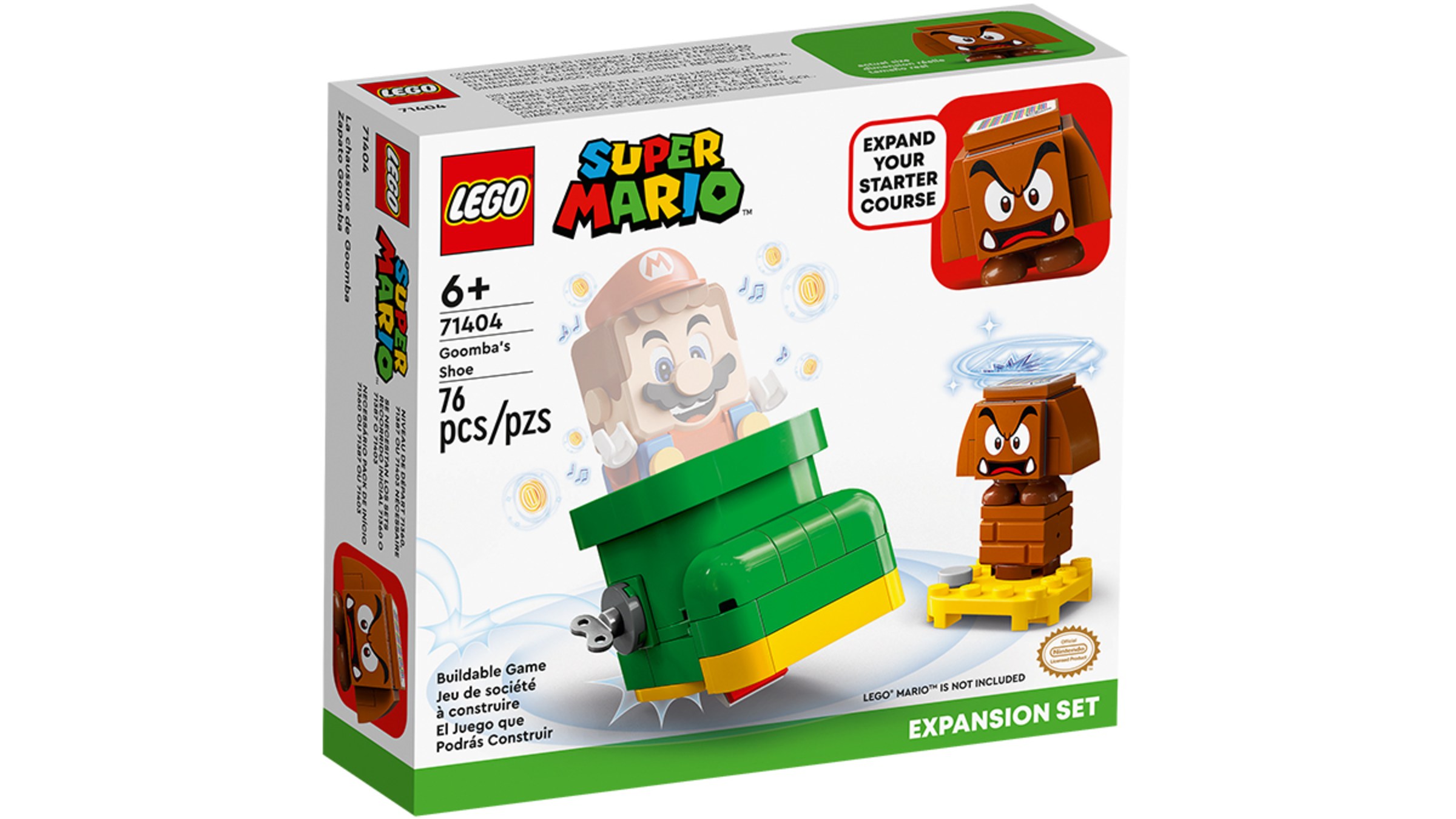 LEGO Super Mario 71404 Ensemble d'extension La Chaussure du Goomba, Jouet  Construction - ADMI