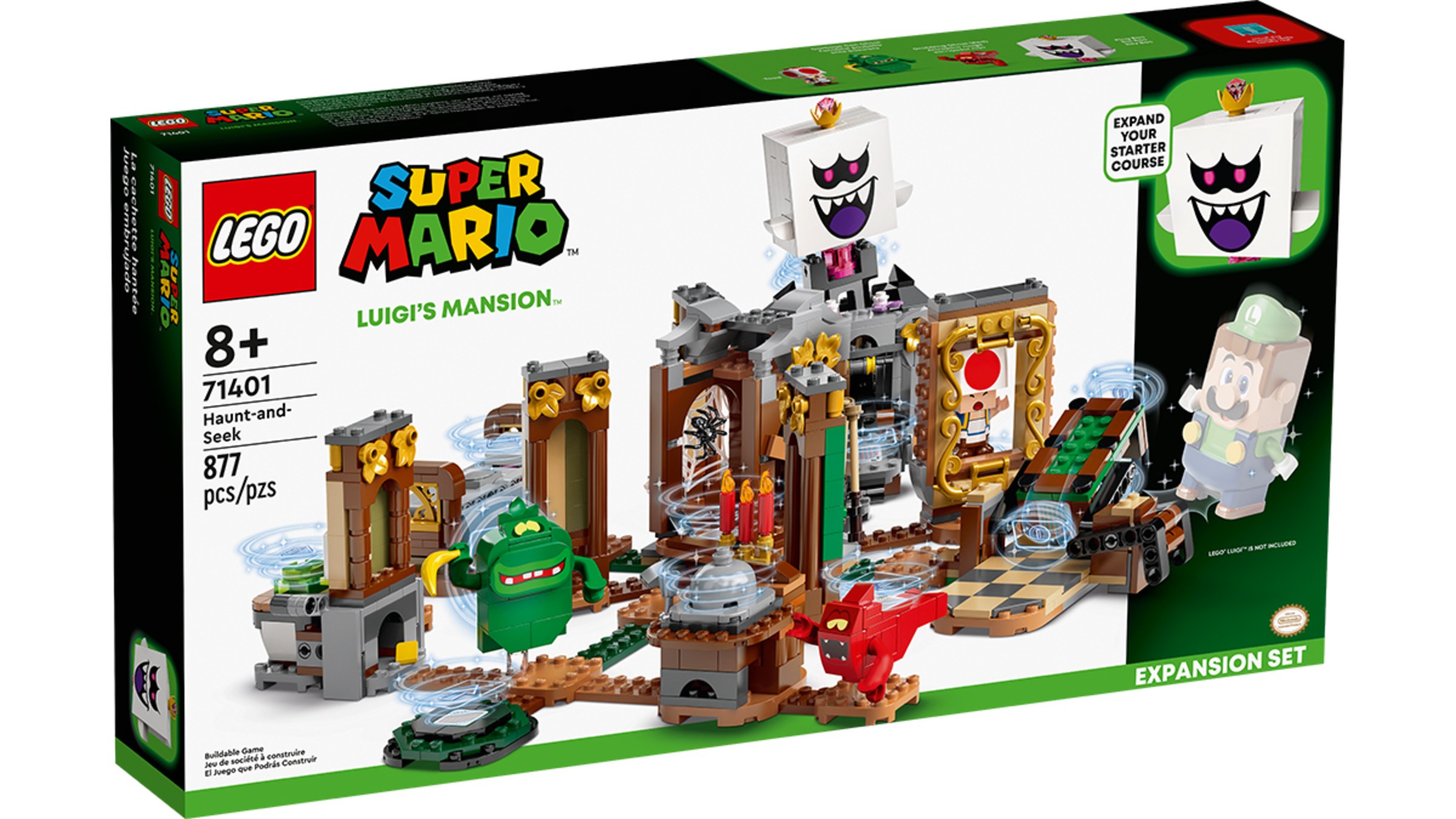 specifikation Eller senere punkt LEGO® Super Mario™ Luigi's Mansion™ Haunt-and-Seek Expansion Set -  Merchandise - Nintendo Official Site