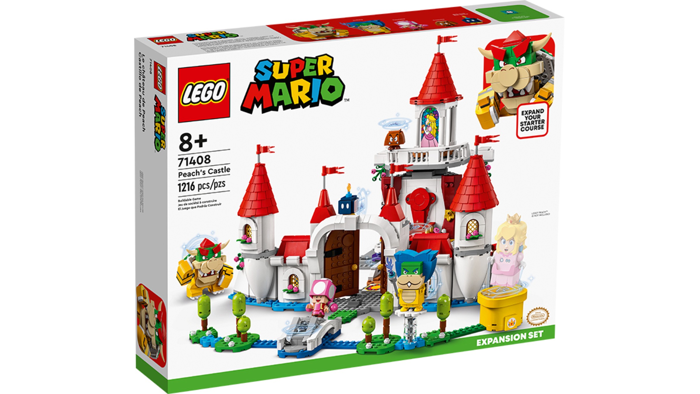 LEGO® Super Mario™ Peach's Castle Expansion Set - Nintendo Official Site